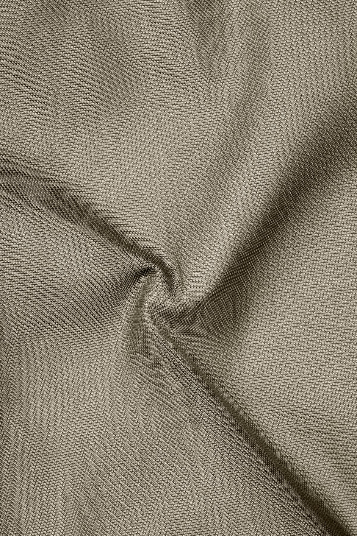 Orvane-Oyster Gray Dobby Textured Premium Giza Cotton Dress Shirt