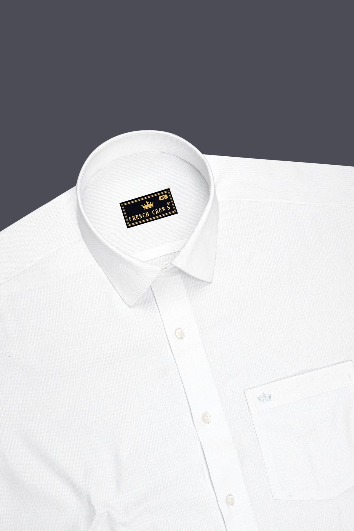 Alba-Bright white Dobby Textured Premium Giza Cotton Dress Shirt