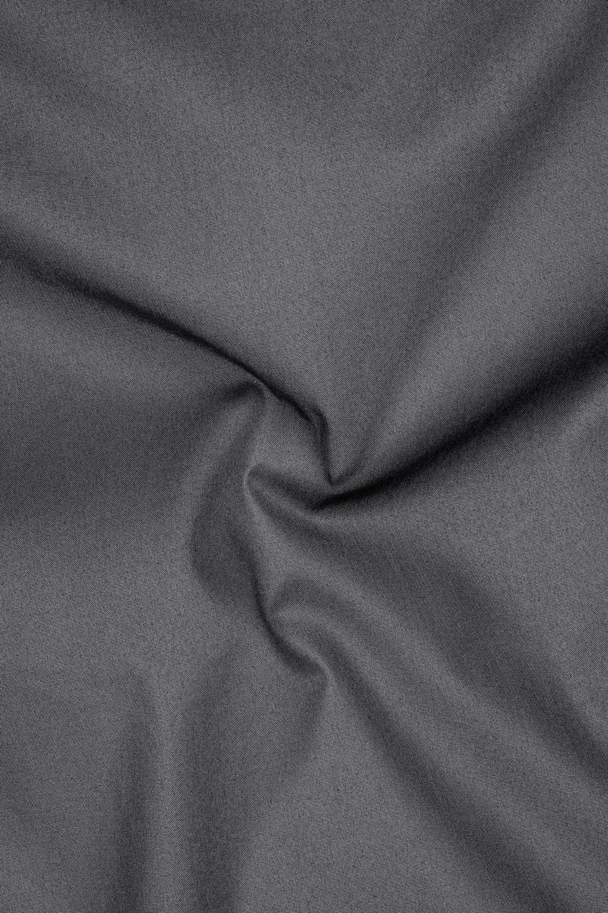 Aureon-Chicago Gray Premium Giza Cotton Dress Shirt
