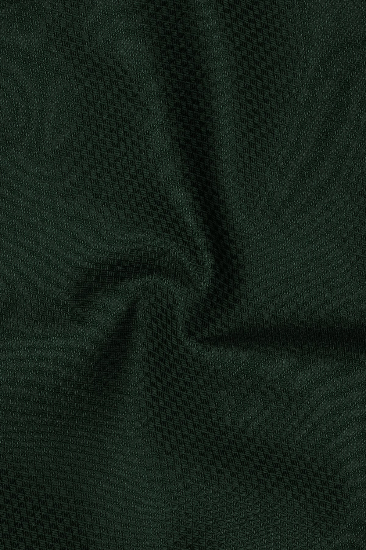 Verdant-Jungle Green Jacquard Textured Premium Cotton Dress Shirt