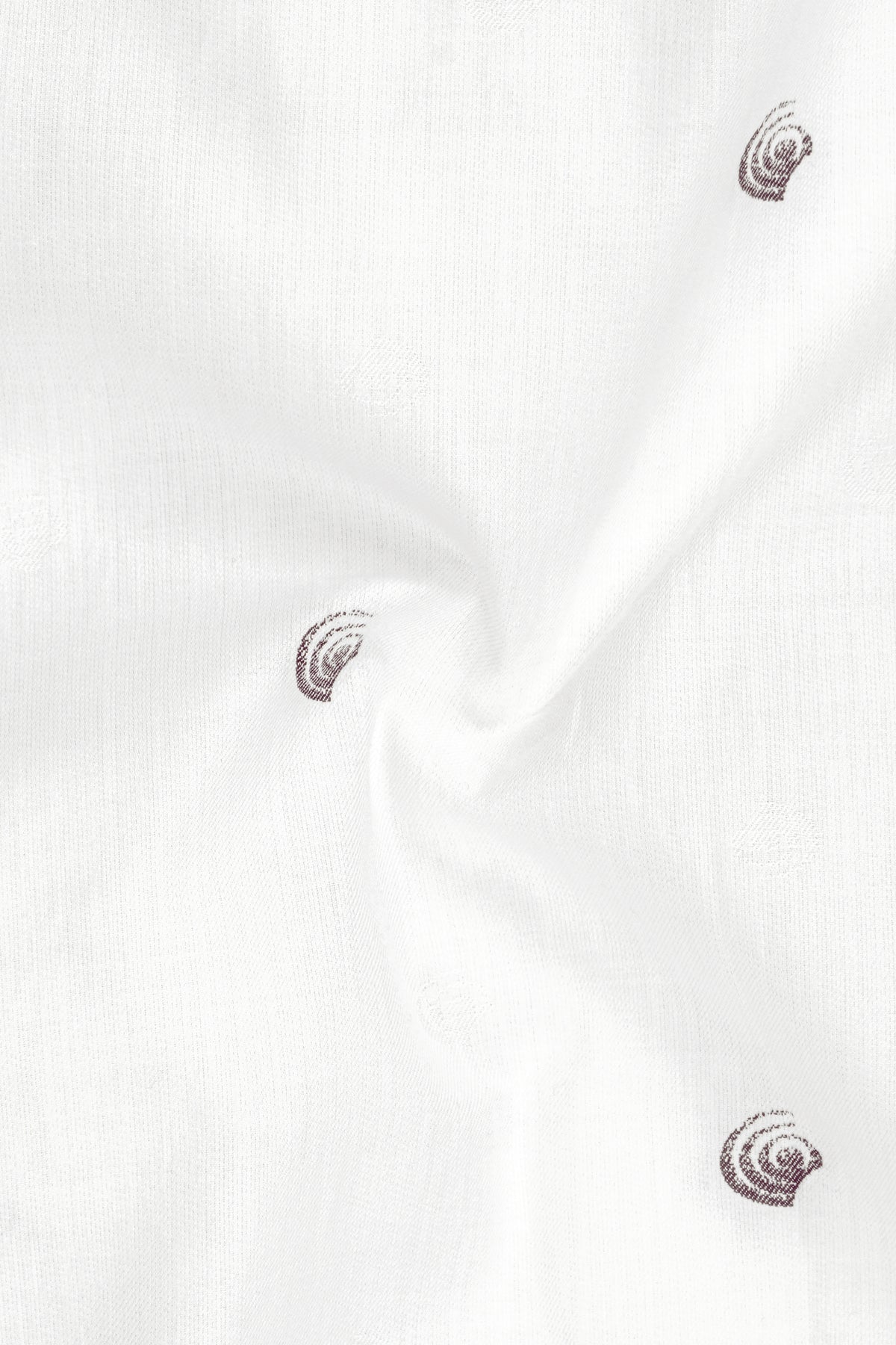 Opulent-Bright White Jacquard Textured Premium Cotton Cut Away Dress Shirt