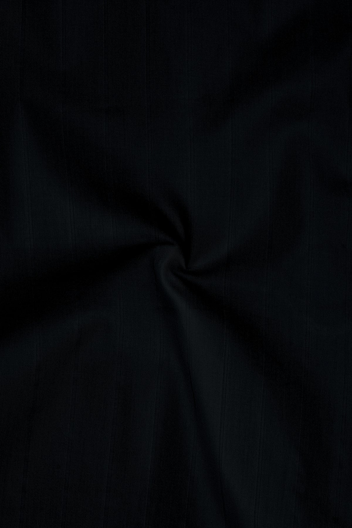 Noir-Jade Black Dobby Striped Premium Giza Cotton Dress Shirt