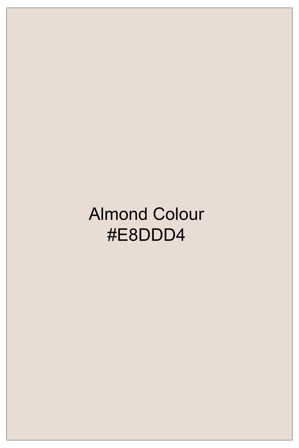 Lumin-Almond Cream Herringbone Textured Premium Cotton Dress Shirt