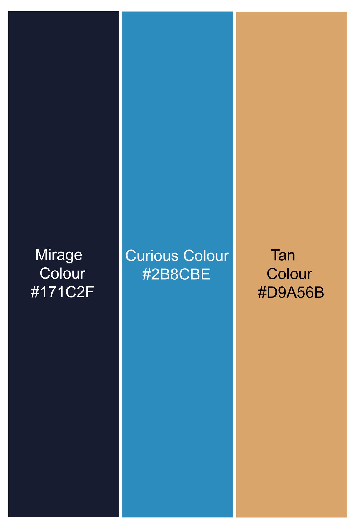 Mandal-Mirage Blue And Tan Brown Multicolor Geometric Medallion Printed Subtle Sheen Super Soft Premium Cotton Mandarin Casual Shirt