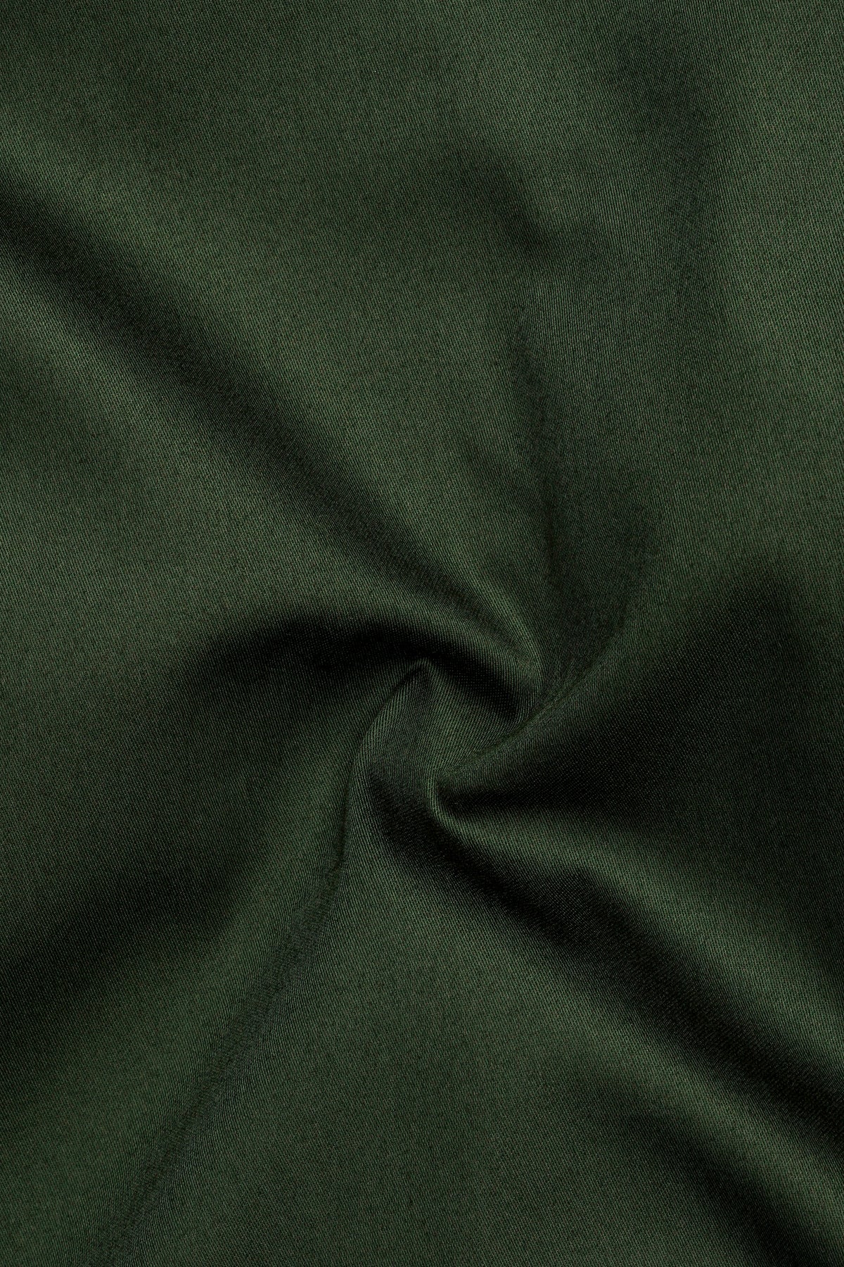 Basil-Forest Green Subtle Sheen Super Soft Premium Cotton Dress Shirt