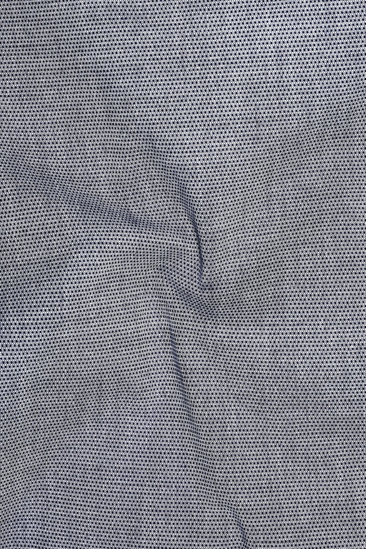 Arden-Oslo Gray Dobby Textured Premium Giza Cotton Dress Shirt