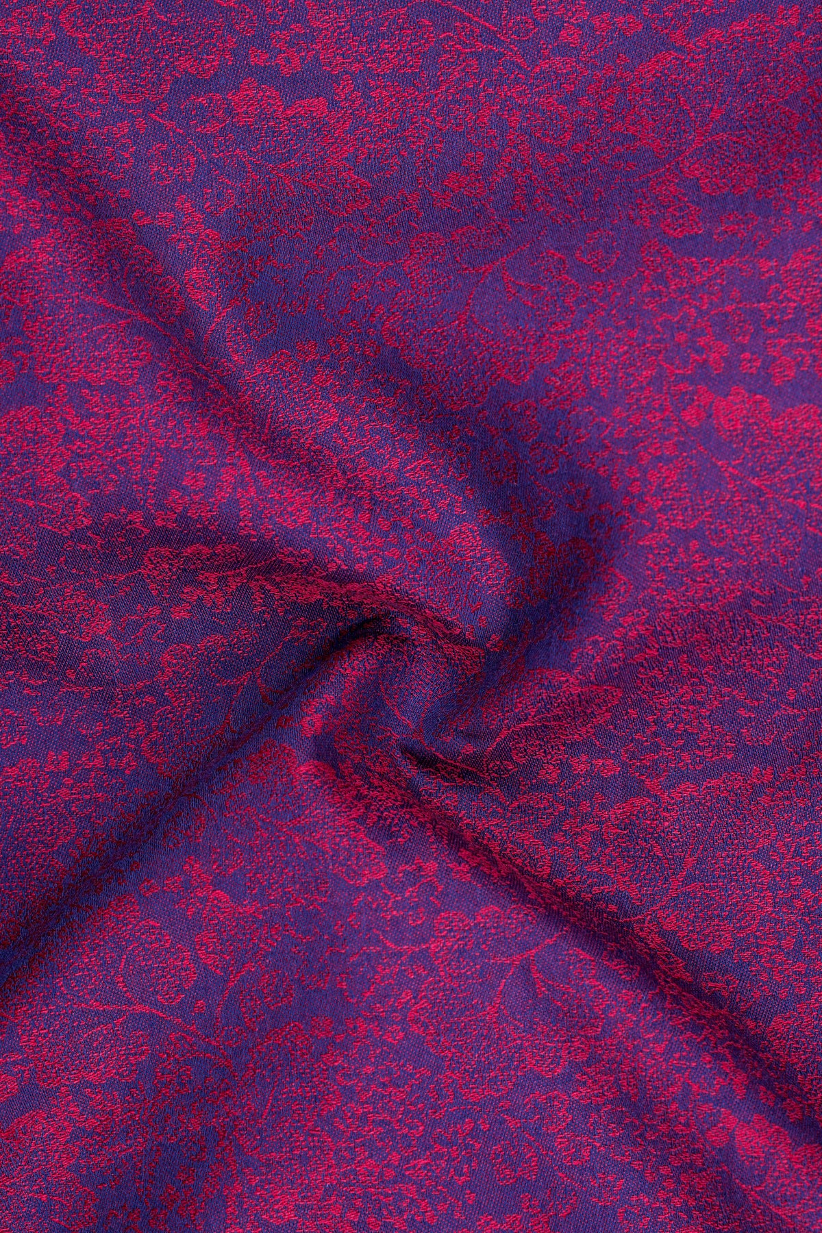 Majesty-Mardi Gras Purple Jacquard Textured Premium Cotton Dress Shirt