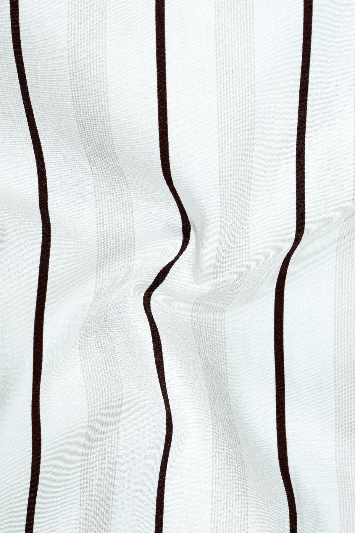 Imperial-Bright White Bold Bengal Striped Super Soft Premium Cotton Dress Shirt