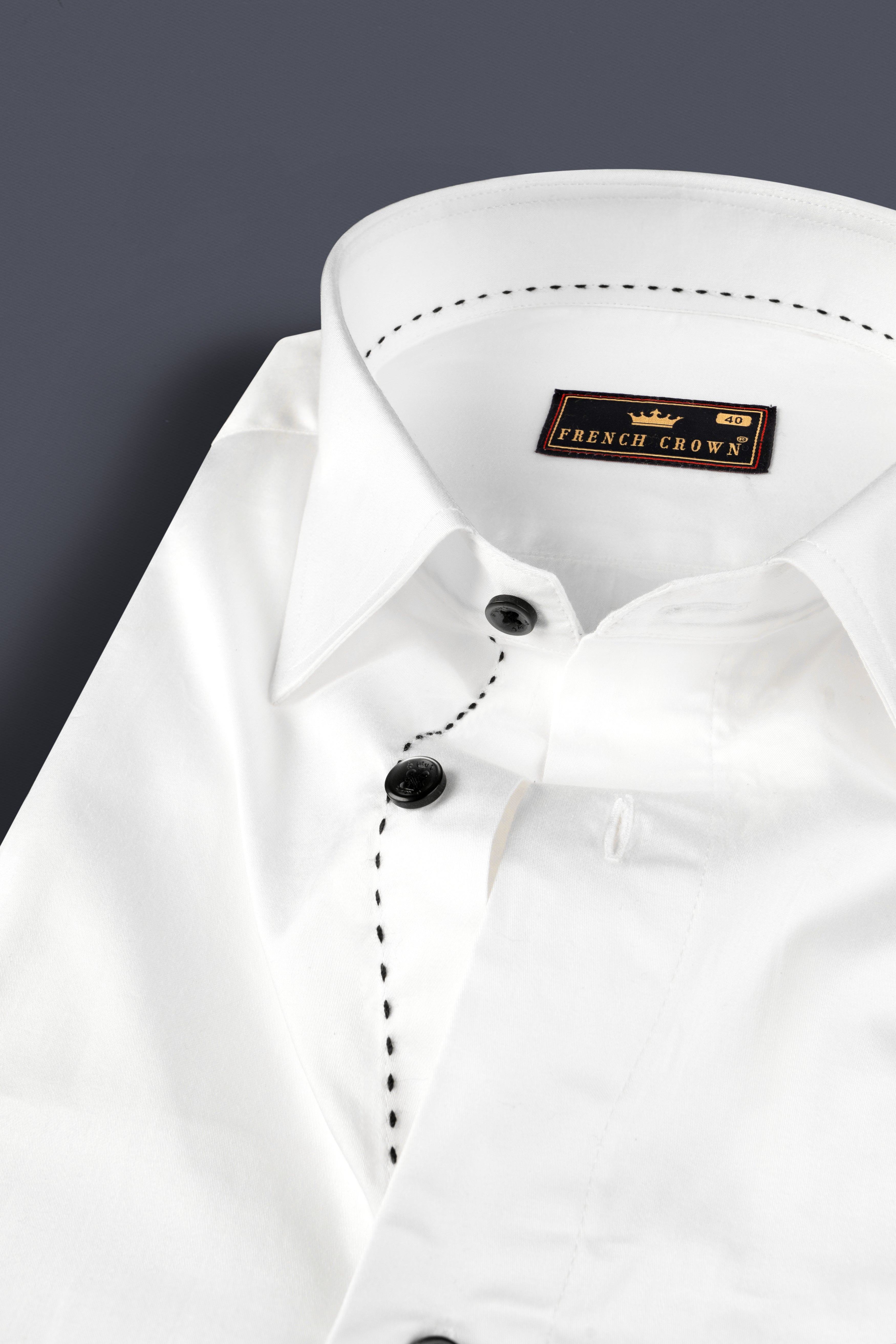 新品タグ付◉ cotton frill coller shirts WHITE 新品タグ付◇ cotton frill coller shirts ホワイト