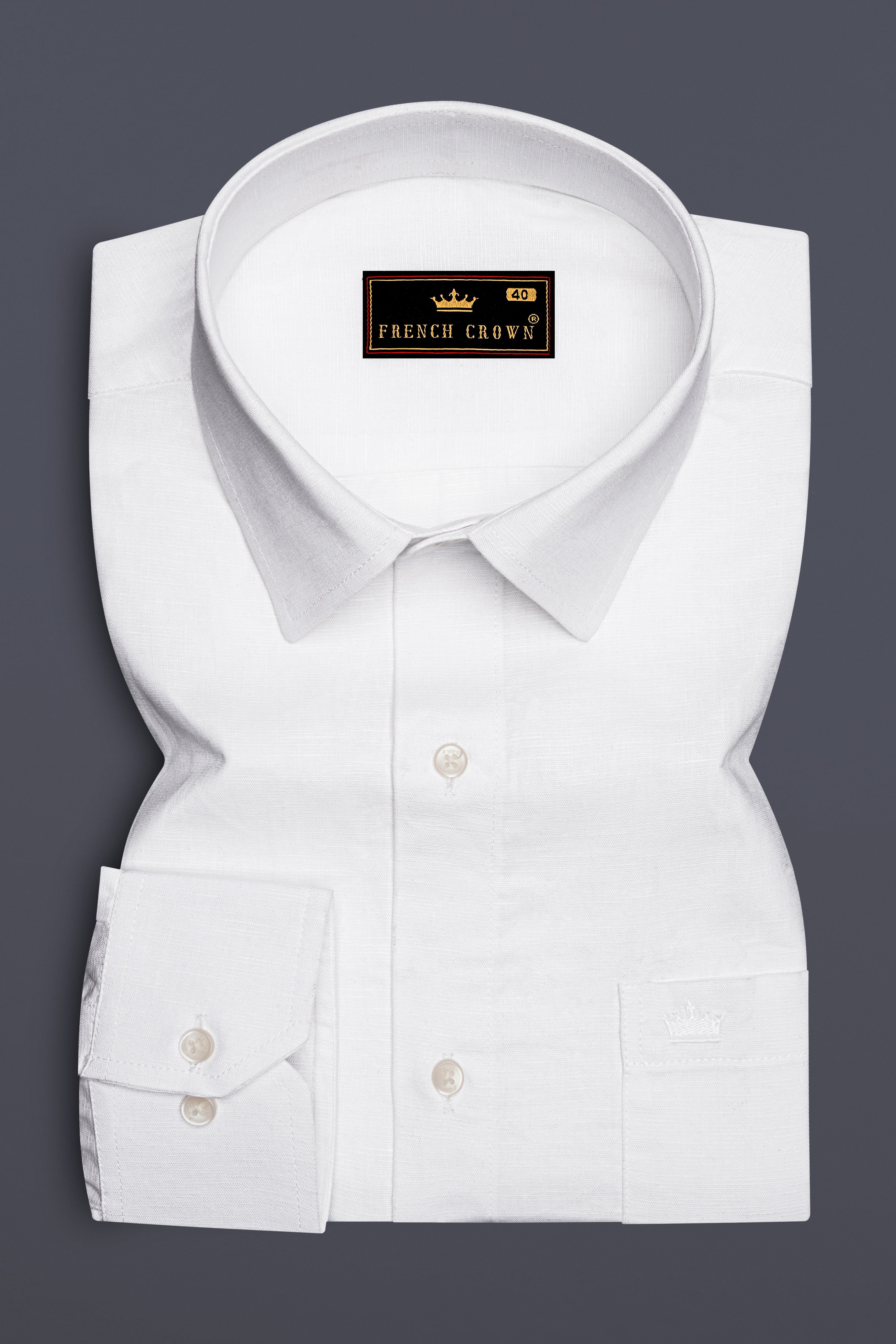Snow White Luxurious Linen Shirt