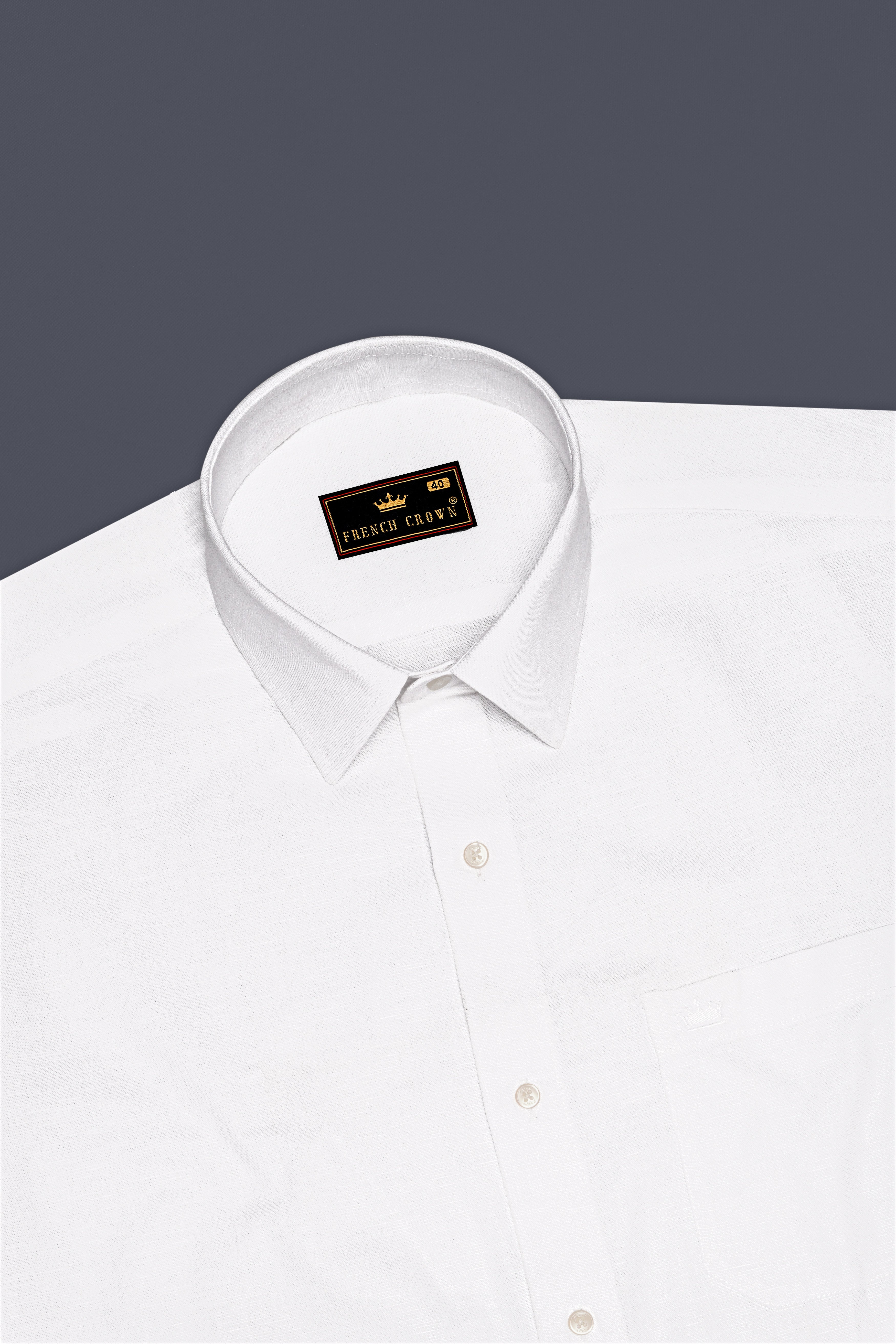 Snow White Luxurious Linen Shirt