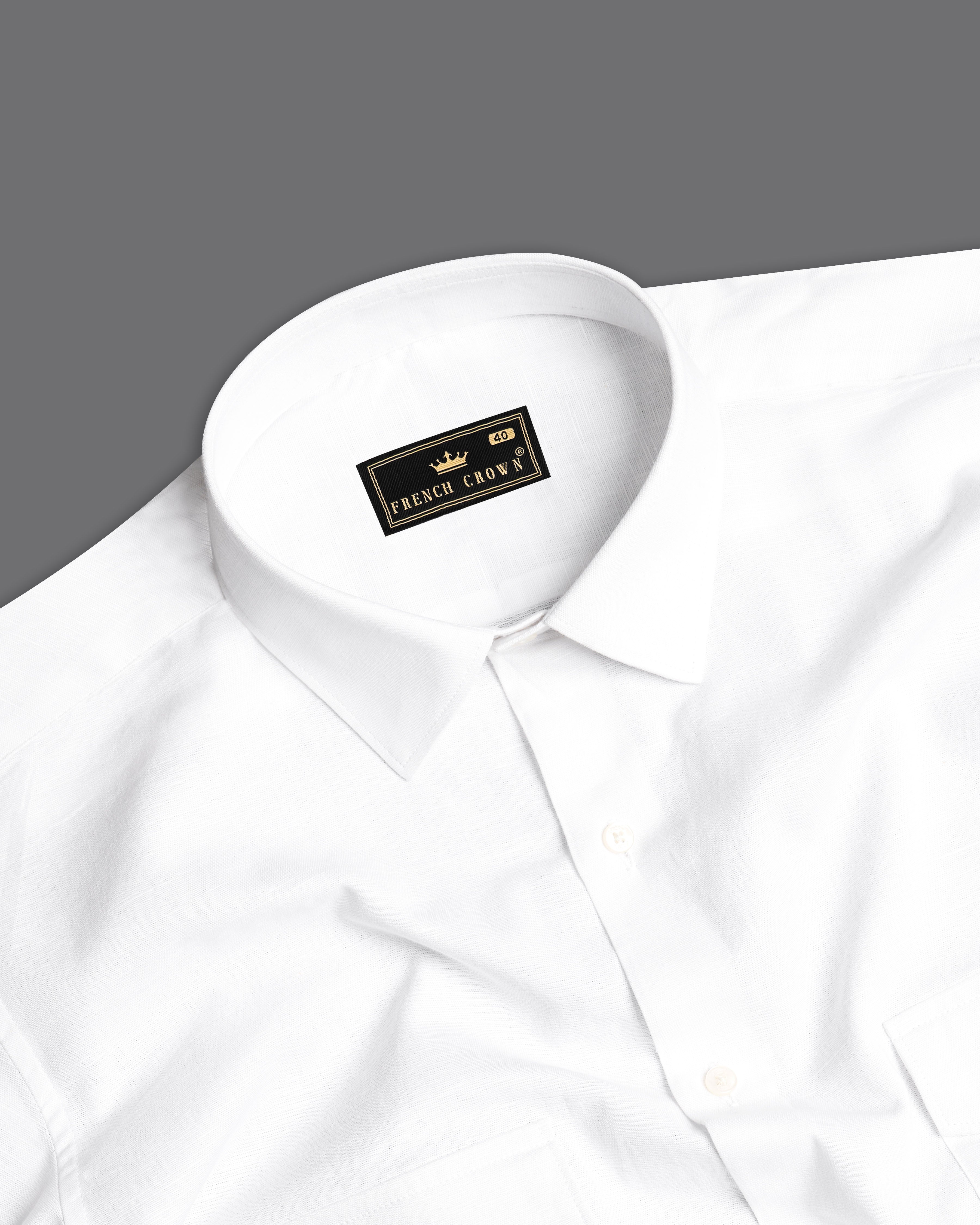 Bright White Flap Pocket Luxurious Linen Shirt 4943-P48-38, 4943-P48-H-38, 4943-P48-39, 4943-P48-H-39, 4943-P48-40, 4943-P48-H-40, 4943-P48-42, 4943-P48-H-42, 4943-P48-44, 4943-P48-H-44, 4943-P48-46, 4943-P48-H-46, 4943-P48-48, 4943-P48-H-48, 4943-P48-50, 4943-P48-H-50, 4943-P48-52, 4943-P48-H-52