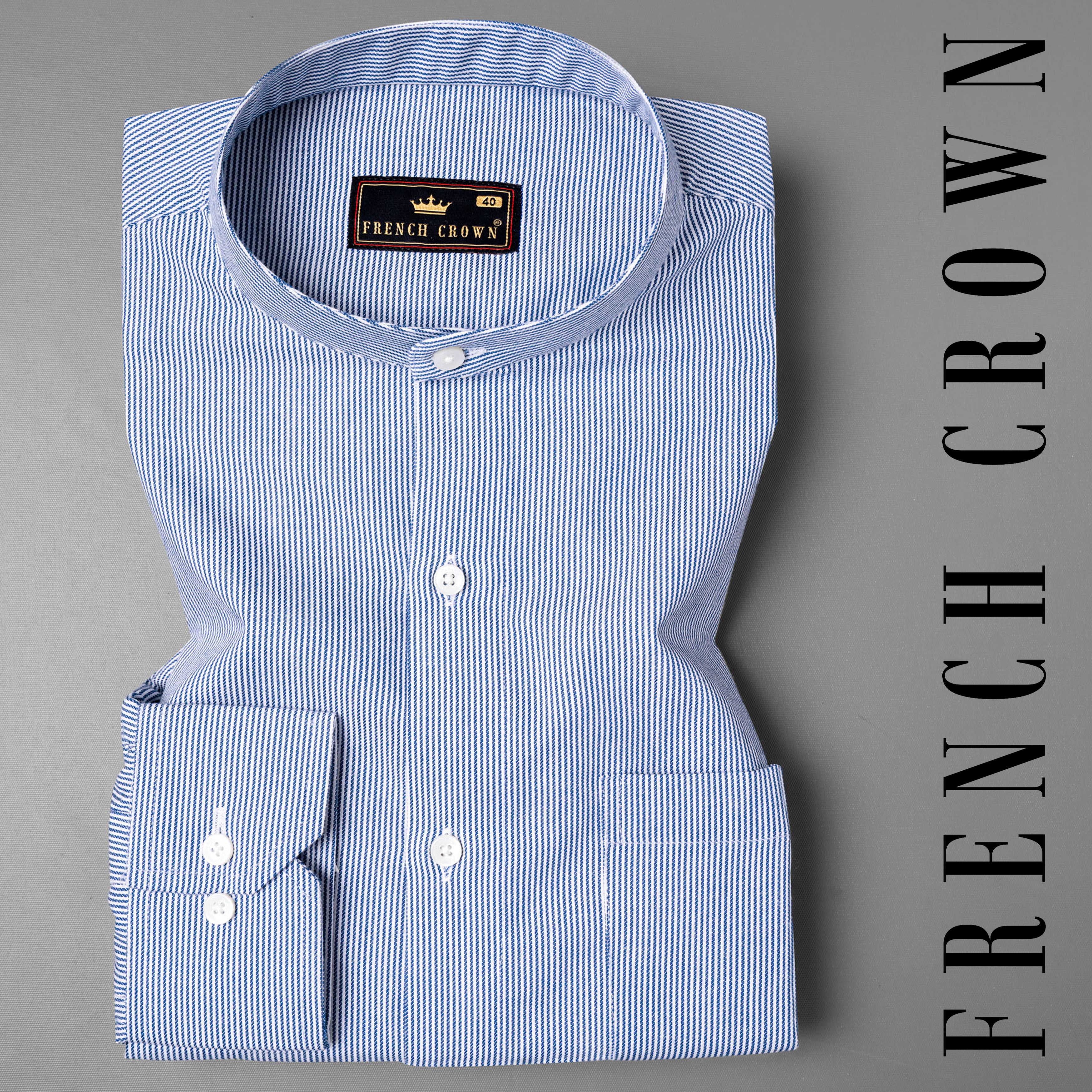 Havelock Blue Striped Royal Oxford Shirt