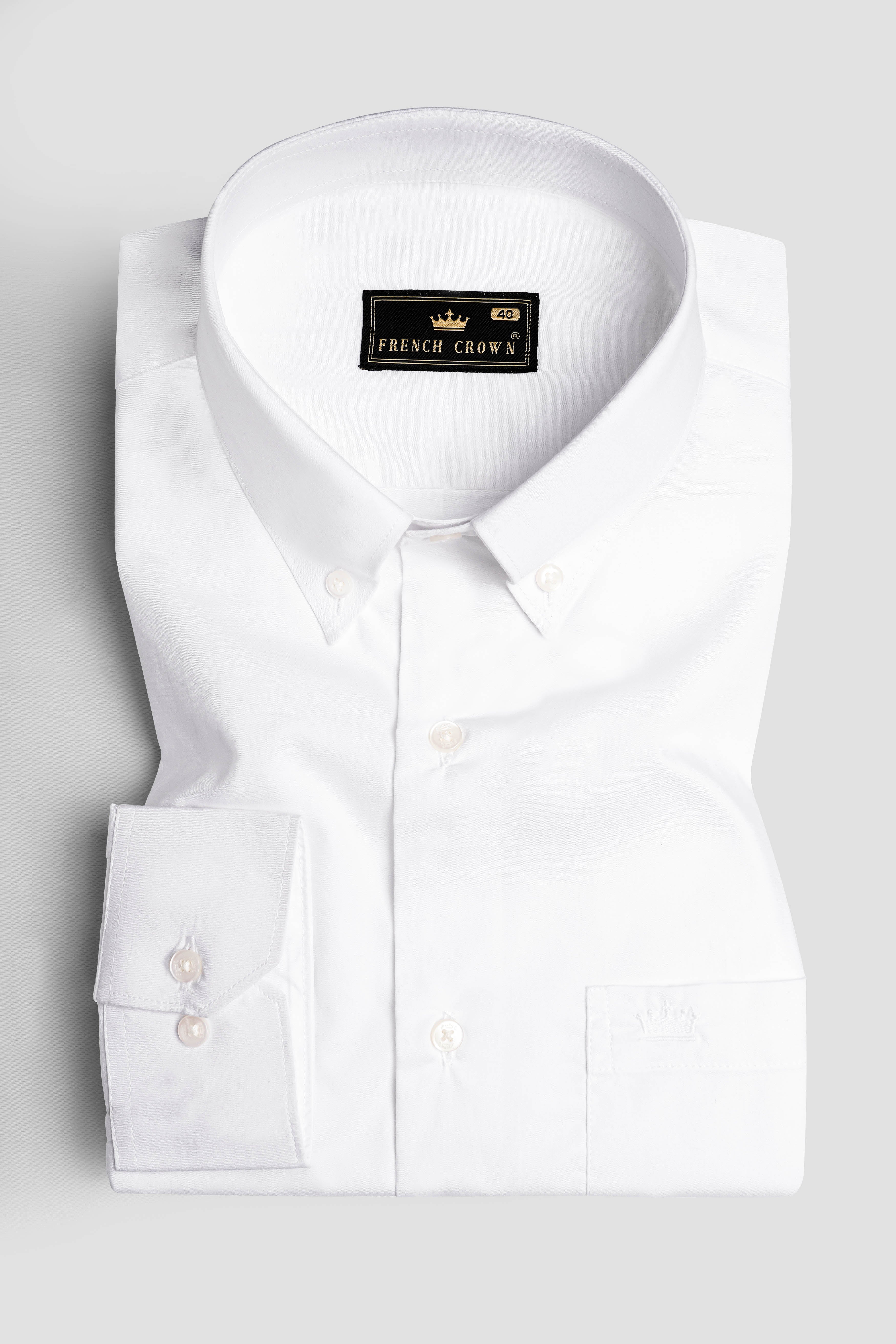 Bright White Premium Cotton Shirt