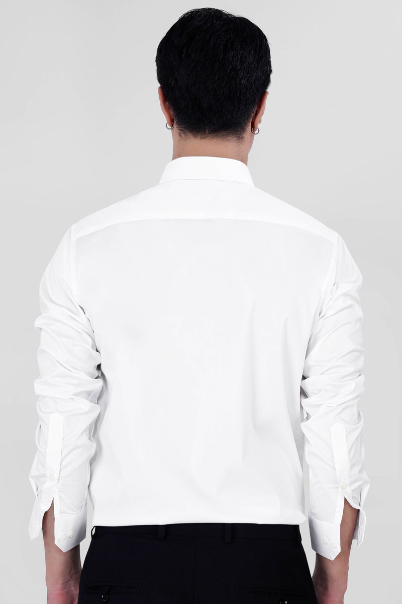 Bright White Premium Cotton Shirt
