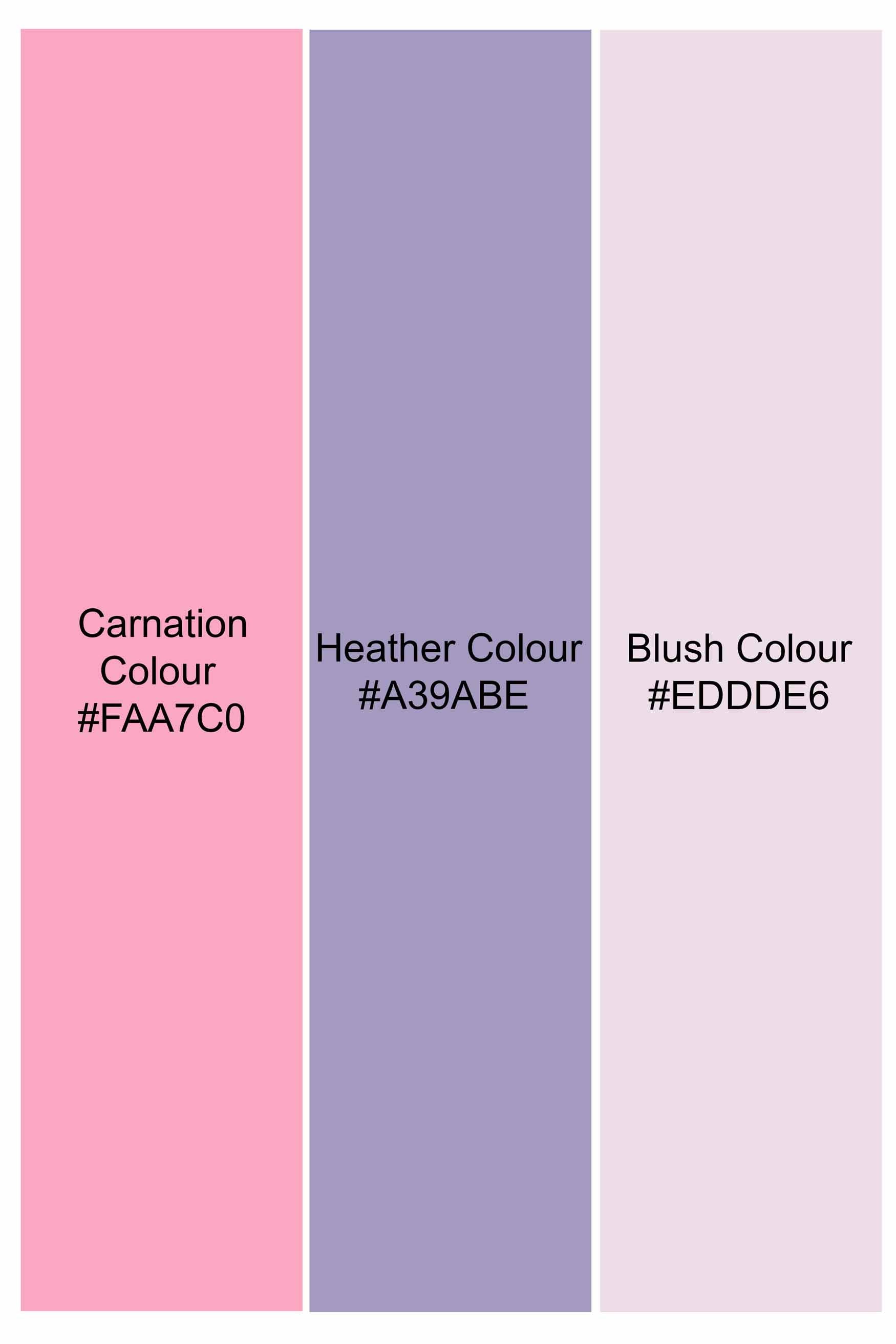 Carnation Pink and Heather Purple Bird Hand Painted Luxurious Linen Designer Shirt 6138-M-ART-38, 6138-M-ART-H-38, 6138-M-ART-39, 6138-M-ART-H-39, 6138-M-ART-40, 6138-M-ART-H-40, 6138-M-ART-42, 6138-M-ART-H-42, 6138-M-ART-44, 6138-M-ART-H-44, 6138-M-ART-46, 6138-M-ART-H-46, 6138-M-ART-48, 6138-M-ART-H-48, 6138-M-ART-50, 6138-M-ART-H-50, 6138-M-ART-52, 6138-M-ART-H-52