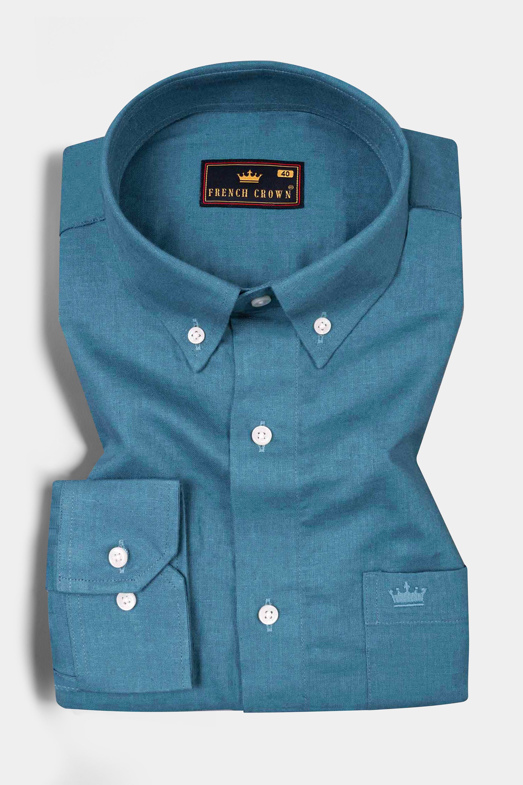 Matisse Blue Luxurious Linen Shirt