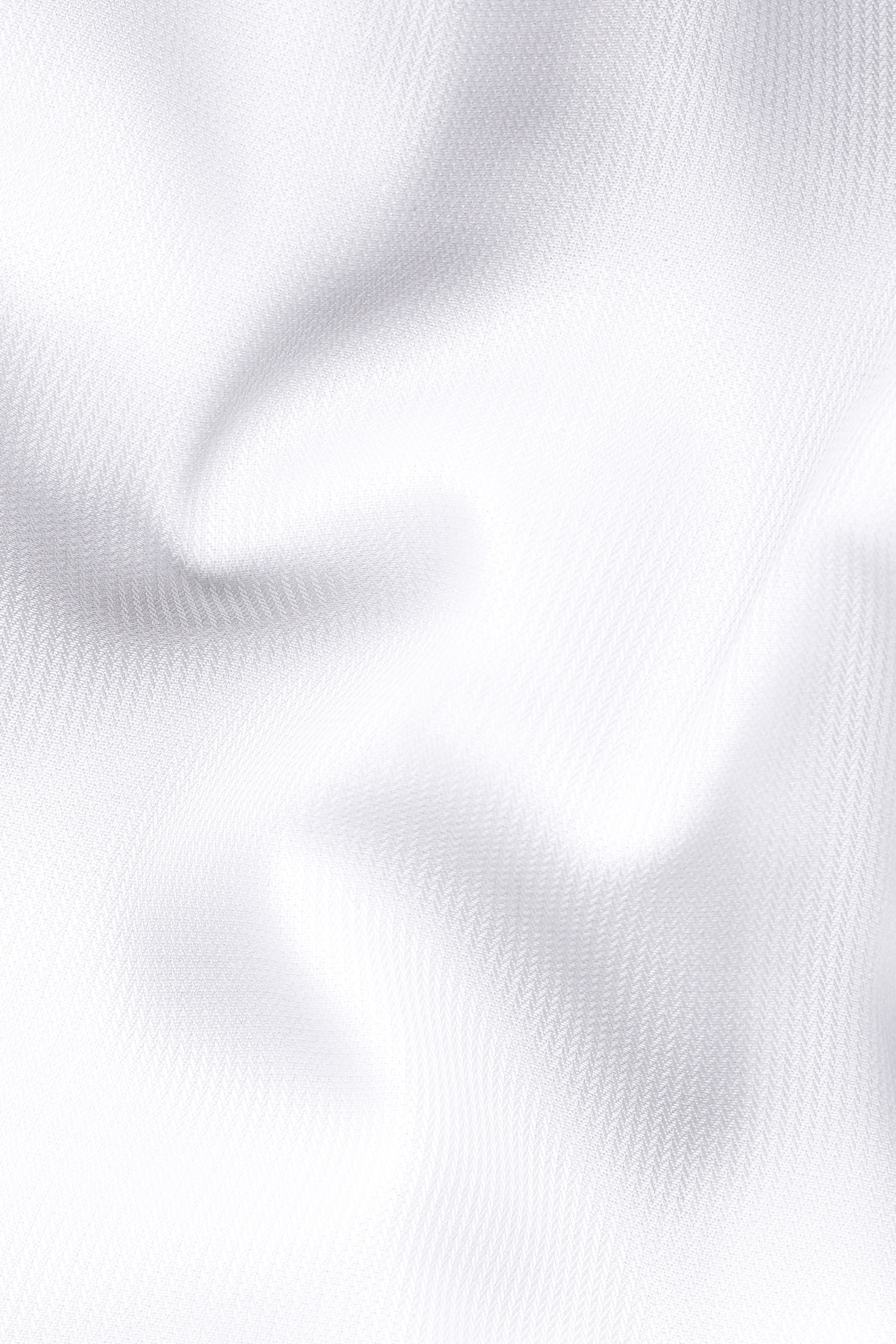 Bright White Hand Painted Dobby Textured Premium Giza Cotton Designer Shirt