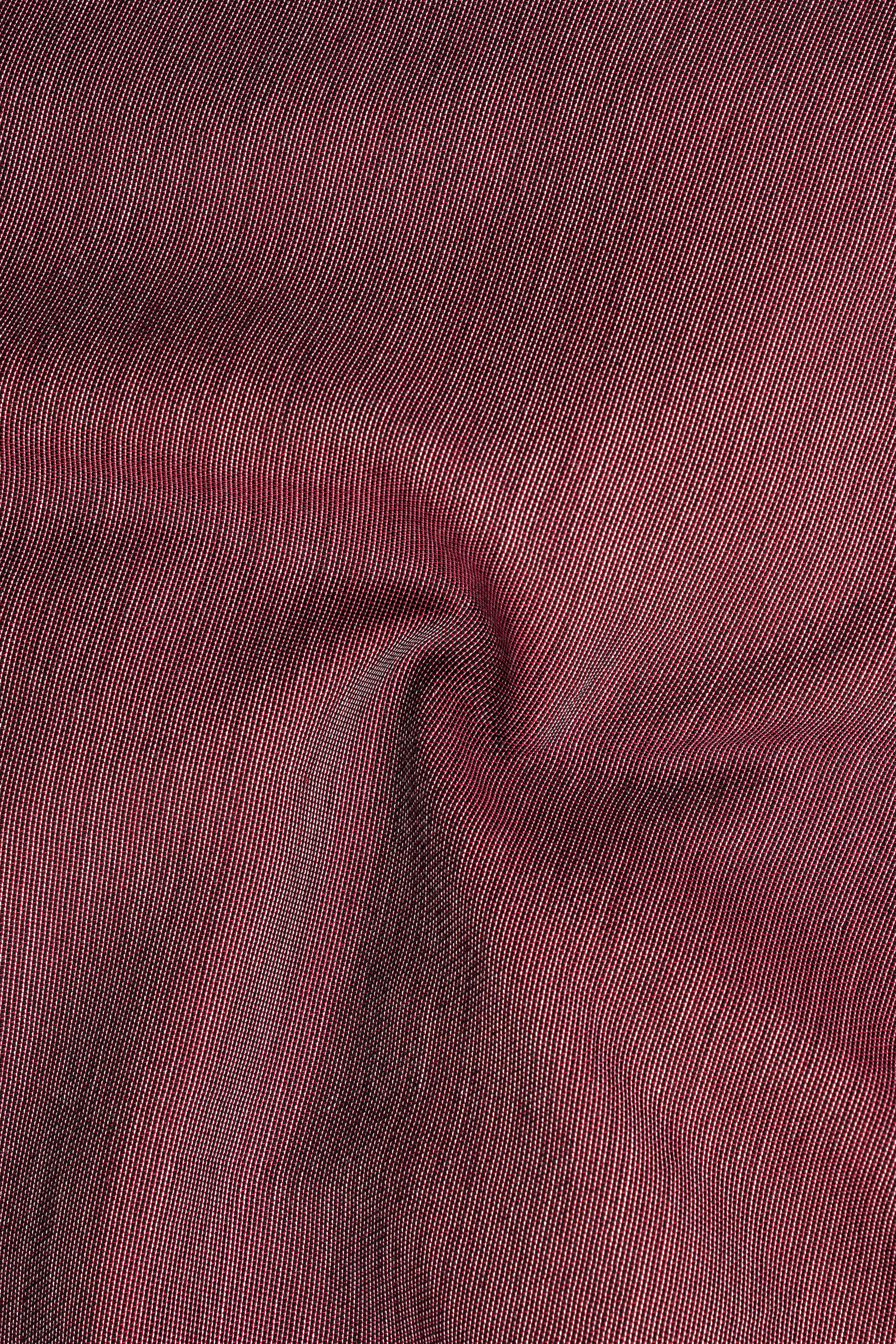 Tosca Rust Dobby Textured Premium Giza Cotton Shirt