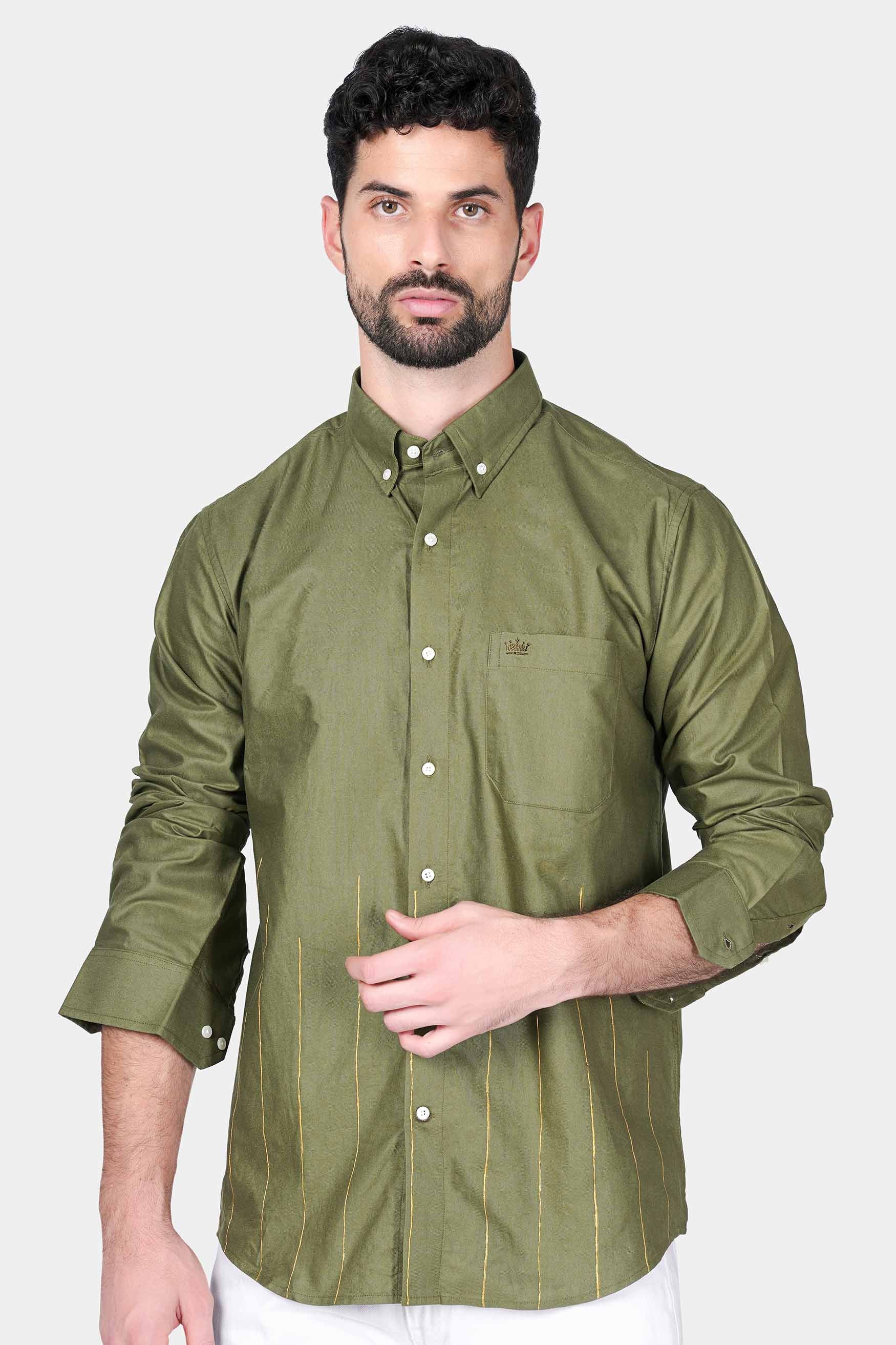 Moss Green Hand Painted Royal Oxford Designer Shirt 6265-BD-ART-38, 6265-BD-ART-H-38, 6265-BD-ART-39, 6265-BD-ART-H-39, 6265-BD-ART-40, 6265-BD-ART-H-40, 6265-BD-ART-42, 6265-BD-ART-H-42, 6265-BD-ART-44, 6265-BD-ART-H-44, 6265-BD-ART-46, 6265-BD-ART-H-46, 6265-BD-ART-48, 6265-BD-ART-H-48, 6265-BD-ART-50, 6265-BD-ART-H-50, 6265-BD-ART-52, 6265-BD-ART-H-52