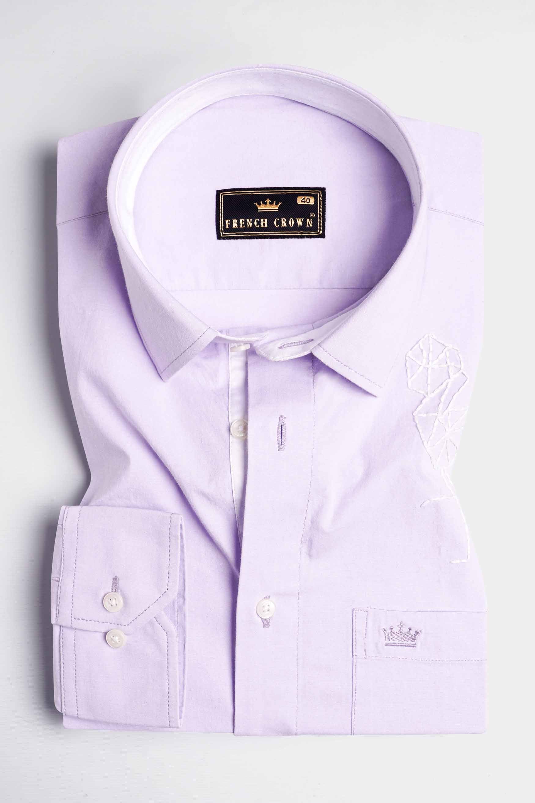 Wisteria Purple Hand stitched Embroidered Royal Oxford Designer Shirt 6290-CLOTH-P-EA170-38, 6290-CLOTH-P-EA170-H-38, 6290-CLOTH-P-EA170-39, 6290-CLOTH-P-EA170-H-39, 6290-CLOTH-P-EA170-40, 6290-CLOTH-P-EA170-H-40, 6290-CLOTH-P-EA170-42, 6290-CLOTH-P-EA170-H-42, 6290-CLOTH-P-EA170-44, 6290-CLOTH-P-EA170-H-44, 6290-CLOTH-P-EA170-46, 6290-CLOTH-P-EA170-H-46, 6290-CLOTH-P-EA170-48, 6290-CLOTH-P-EA170-H-48, 6290-CLOTH-P-EA170-50, 6290-CLOTH-P-EA170-H-50, 6290-CLOTH-P-EA170-52, 6290-CLOTH-P-EA170-H-52