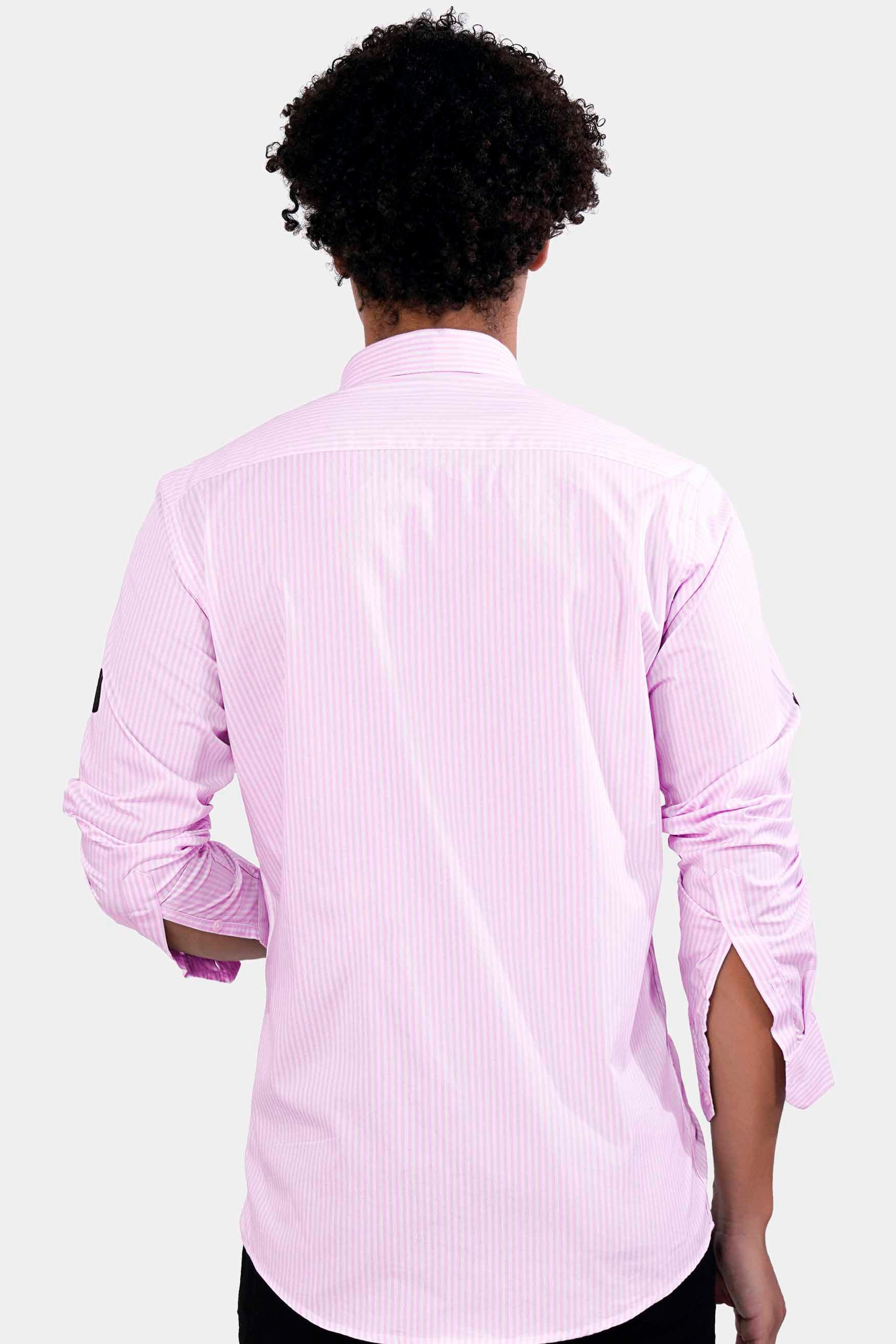 Languid Pink and White Pin-Striped with Hand Painted Premium Cotton Designer Shirt 6339-CA-ART-38, 6339-CA-ART-H-38, 6339-CA-ART-39, 6339-CA-ART-H-39, 6339-CA-ART-40, 6339-CA-ART-H-40, 6339-CA-ART-42, 6339-CA-ART-H-42, 6339-CA-ART-44, 6339-CA-ART-H-44, 6339-CA-ART-46, 6339-CA-ART-H-46, 6339-CA-ART-48, 6339-CA-ART-H-48, 6339-CA-ART-50, 6339-CA-ART-H-50, 6339-CA-ART-52, 6339-CA-ART-H-52