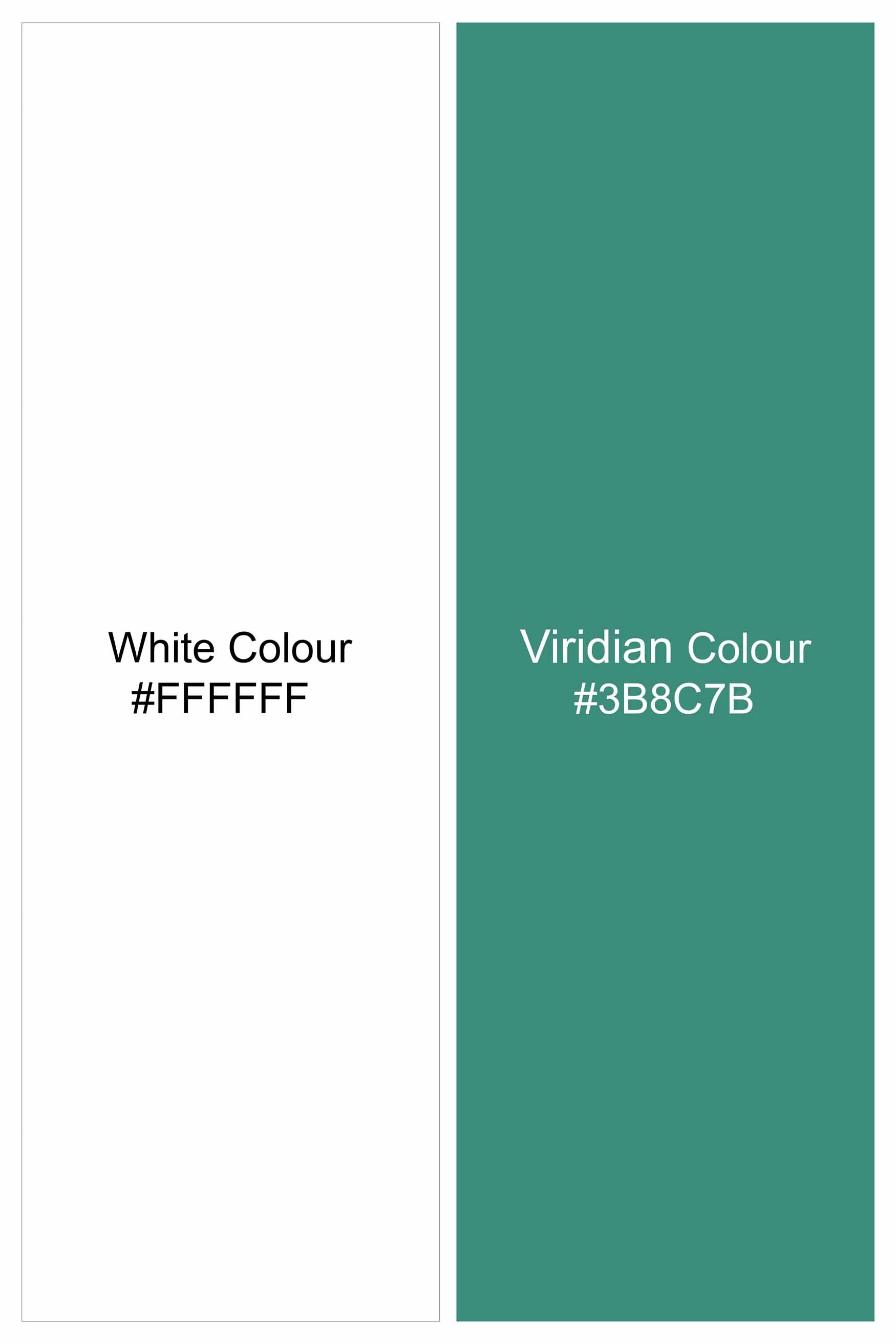 Bright White with Viridian Green Hand Painted Super Soft Premium Cotton Designer Shirt 6382-GR-ART-38, 6382-GR-ART-H-38, 6382-GR-ART-39, 6382-GR-ART-H-39, 6382-GR-ART-40, 6382-GR-ART-H-40, 6382-GR-ART-42, 6382-GR-ART-H-42, 6382-GR-ART-44, 6382-GR-ART-H-44, 6382-GR-ART-46, 6382-GR-ART-H-46, 6382-GR-ART-48, 6382-GR-ART-H-48, 6382-GR-ART-50, 6382-GR-ART-H-50, 6382-GR-ART-52, 6382-GR-ART-H-52