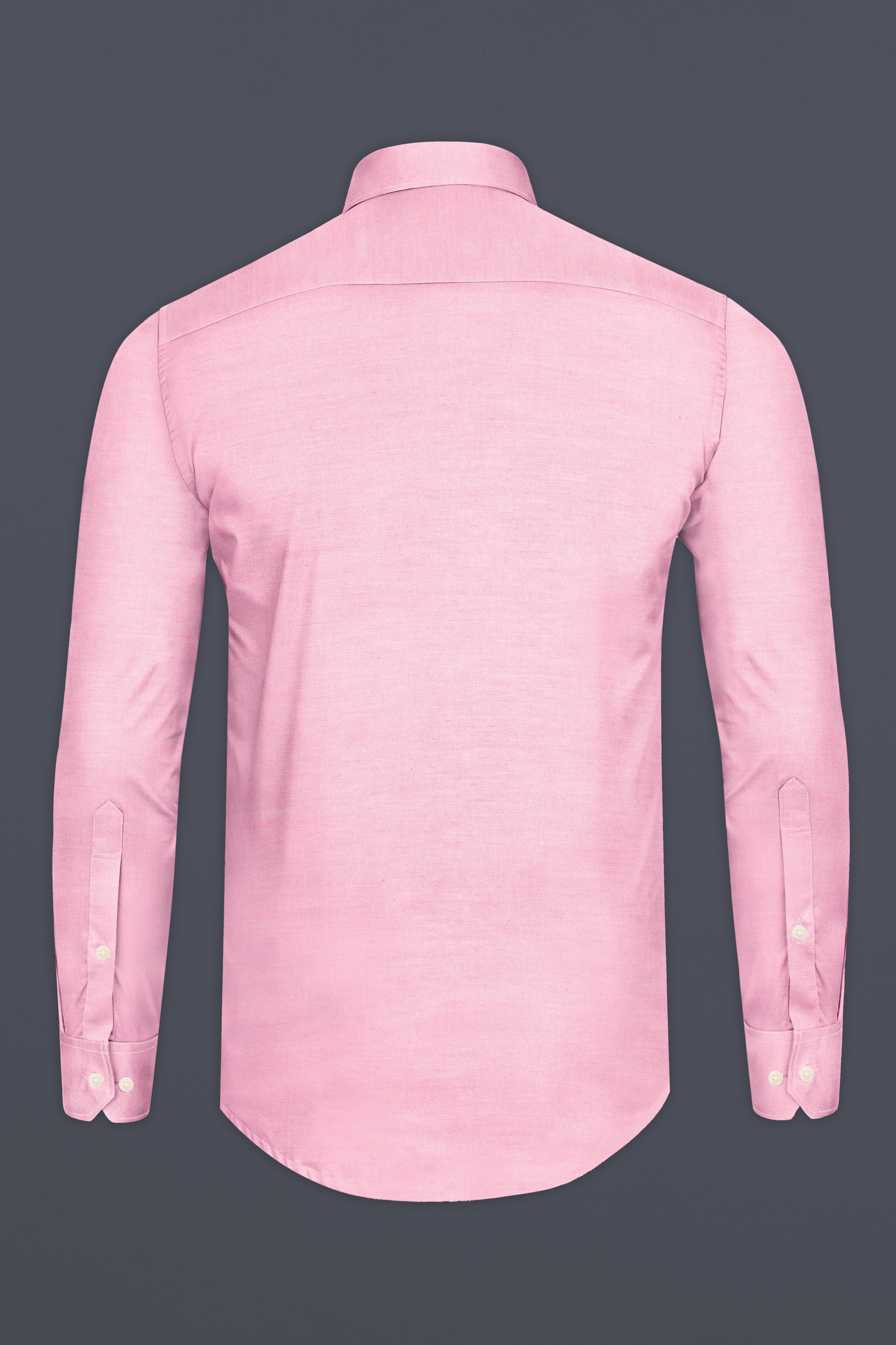 Sundown Pink Dobby Textured Premium Giza Cotton Shirt