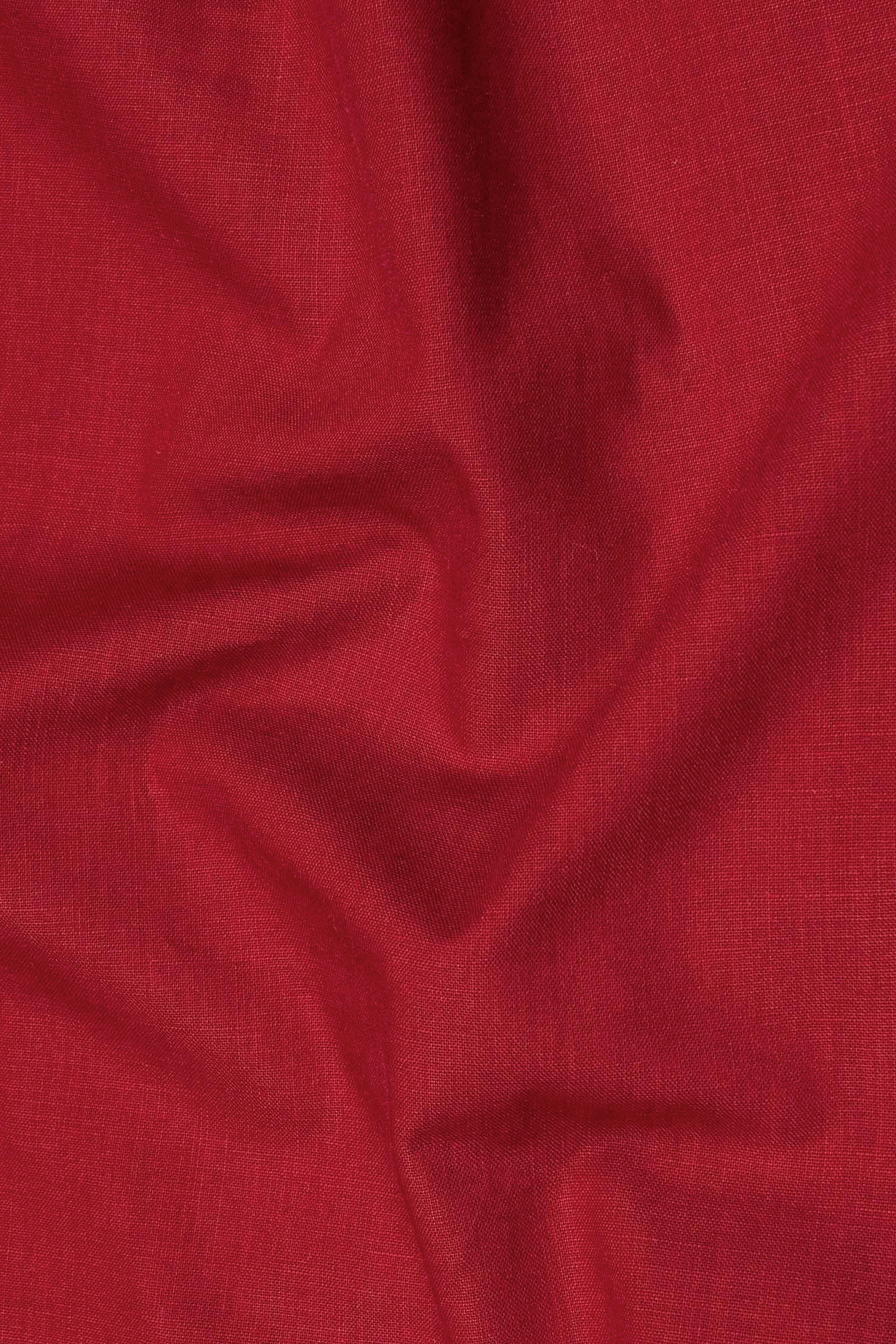 Old Brick Red Heavyweight Luxurious Linen Shirt