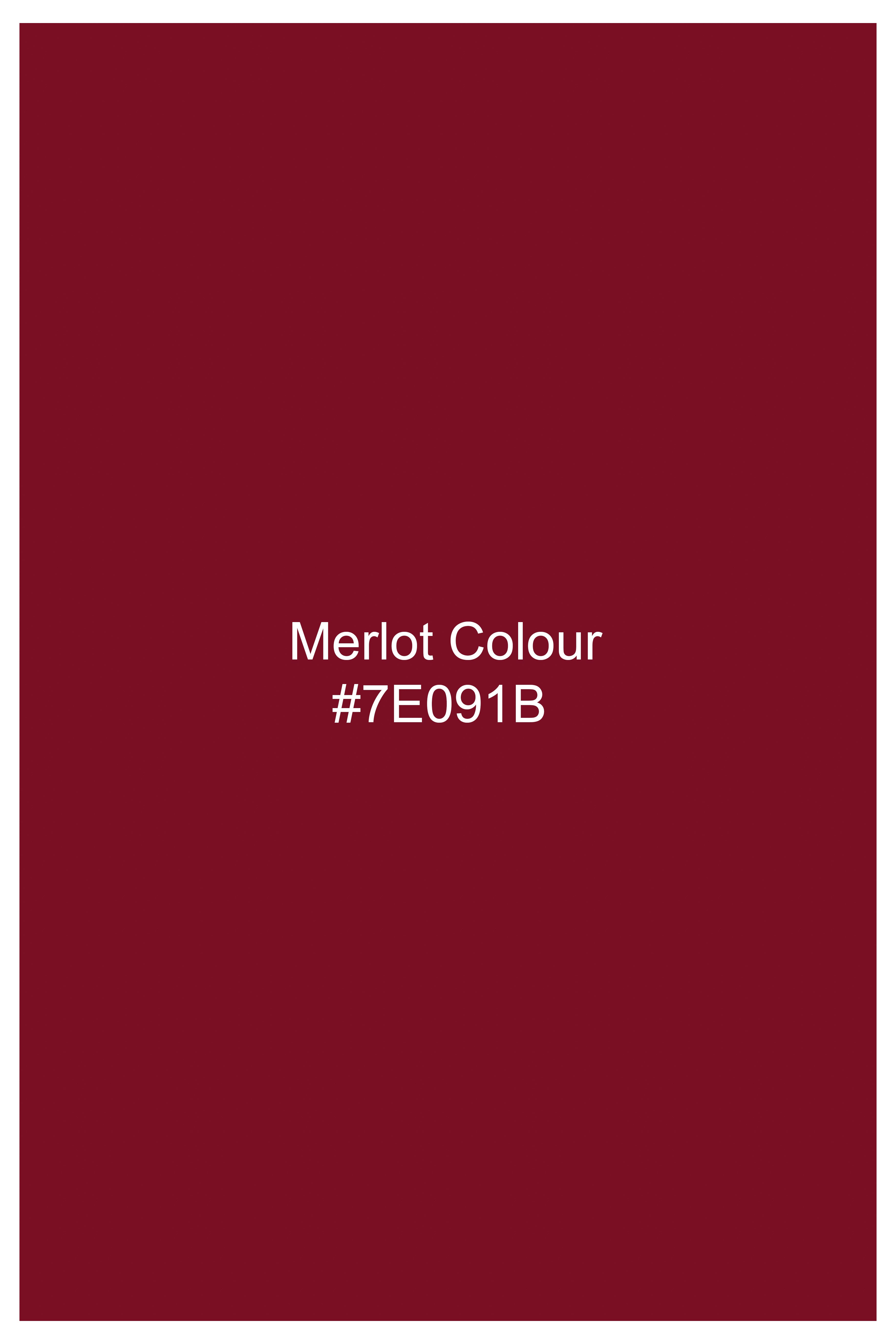 Merlot Red Evil Laughing Skull Patchwork Royal Oxford Designer Shirt