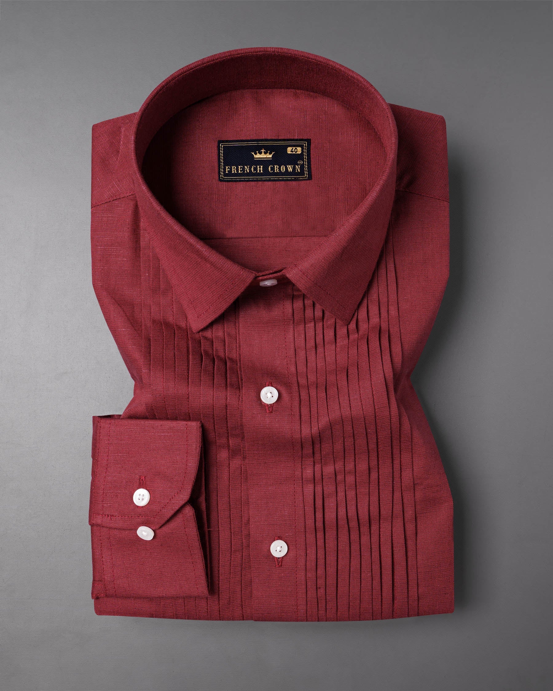 Burnt Umber Pleated Luxurious Linen Tuxedo Shirt 6698-TXD-38,6698-TXD-38,6698-TXD-39,6698-TXD-39,6698-TXD-40,6698-TXD-40,6698-TXD-42,6698-TXD-42,6698-TXD-44,6698-TXD-44,6698-TXD-46,6698-TXD-46,6698-TXD-48,6698-TXD-48,6698-TXD-50,6698-TXD-50,6698-TXD-52,6698-TXD-52