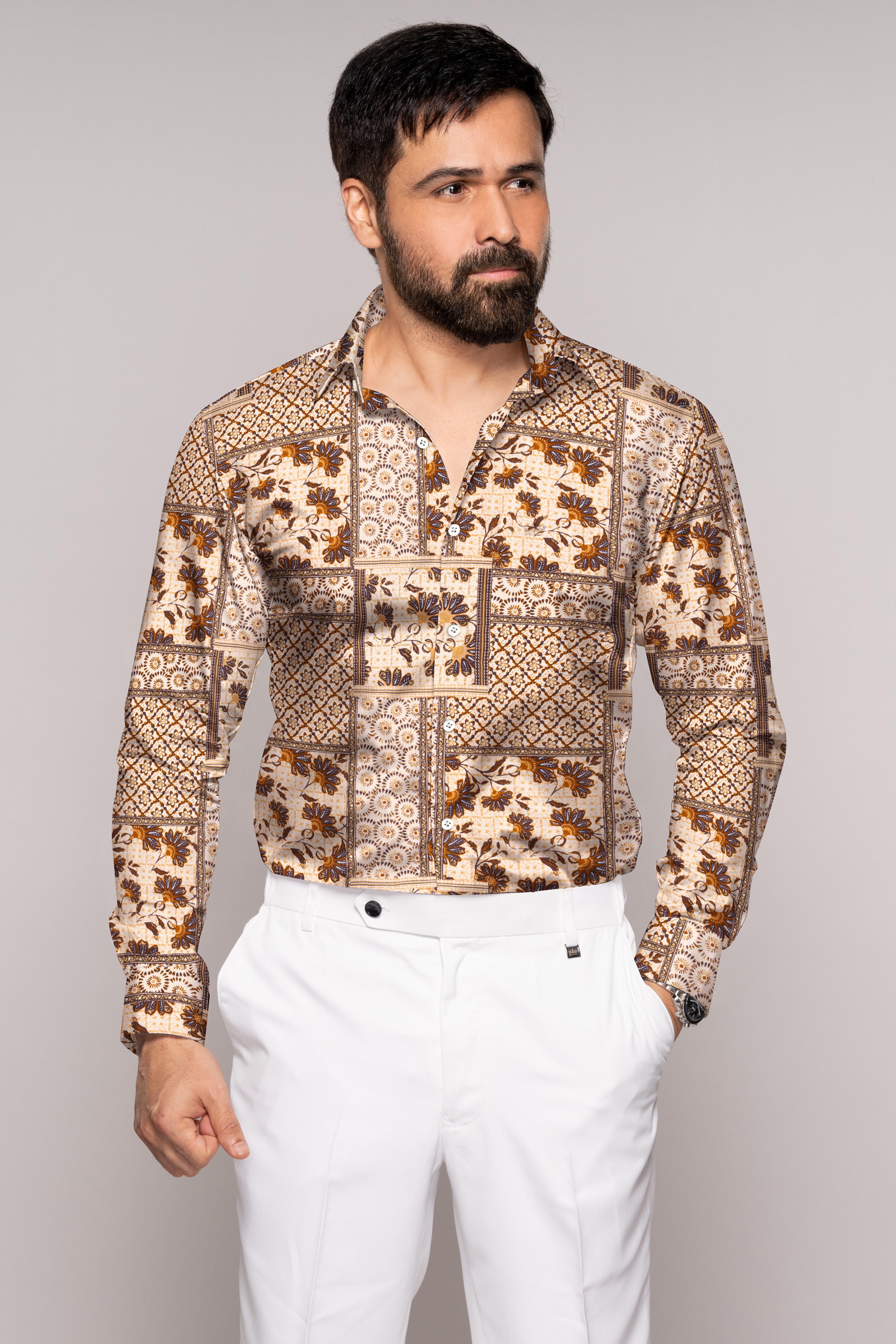Tequila Quirky Printed Premium Tencel Shirt
