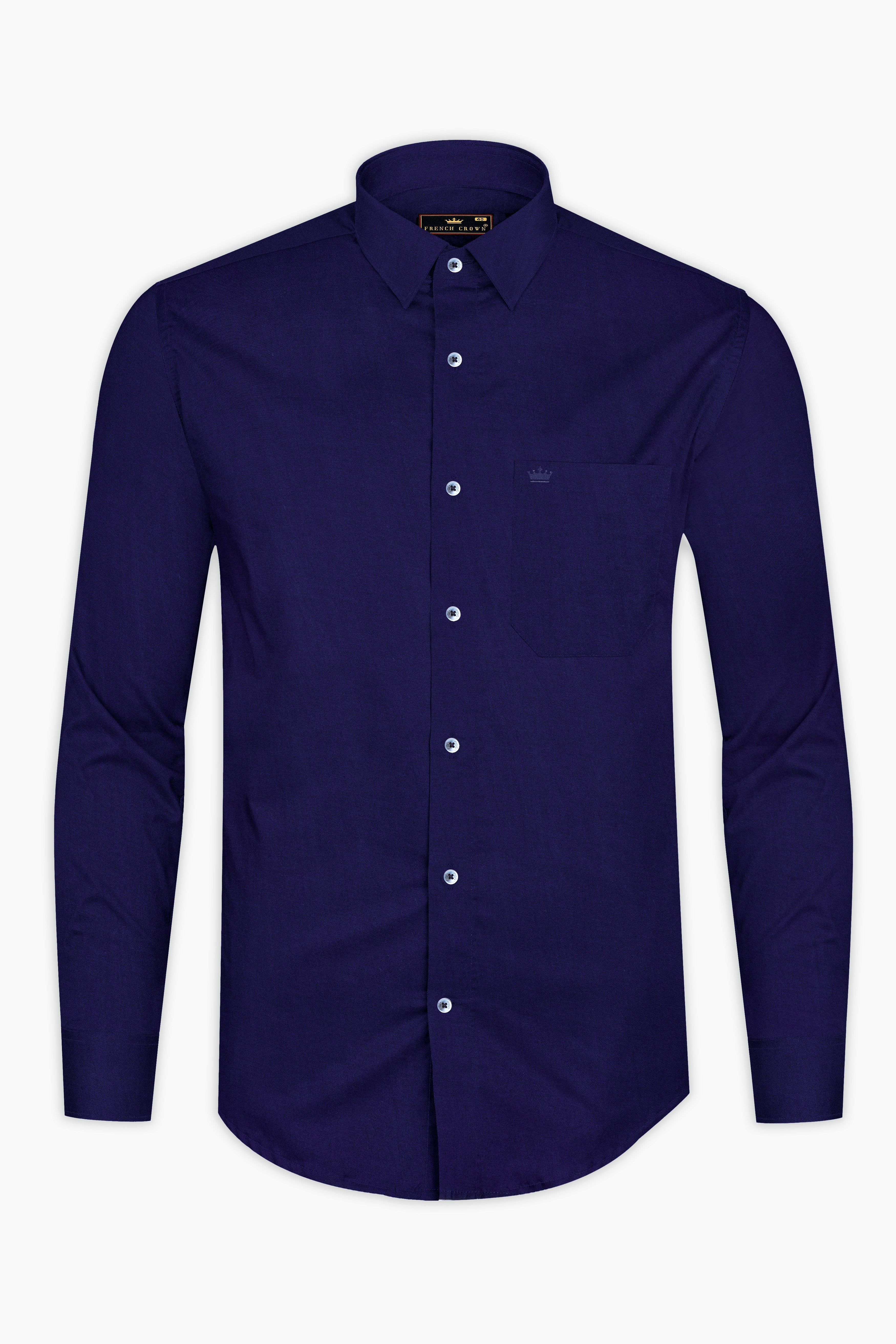 Martinique Blue Super Soft Premium Cotton Shirt