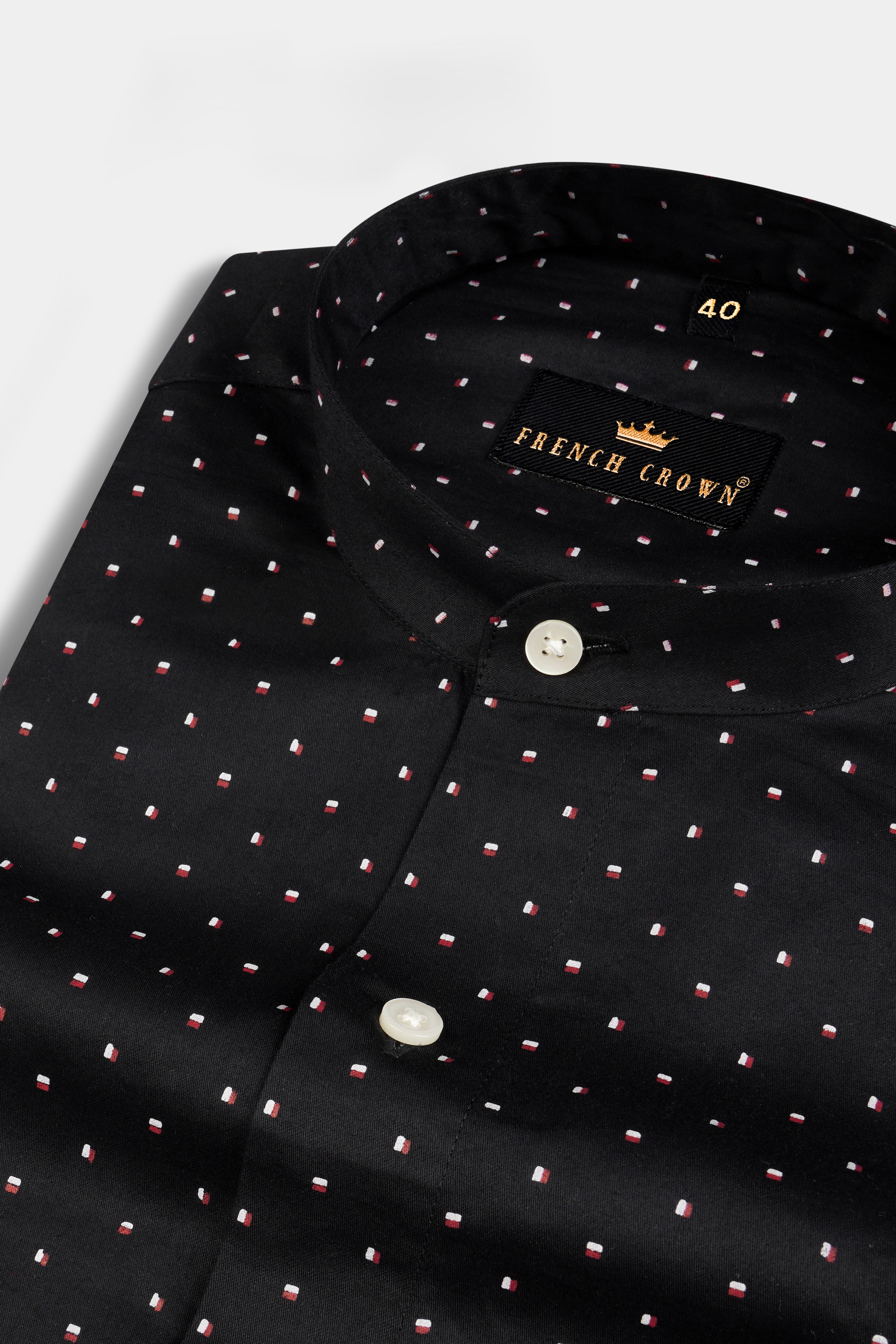 Jade Black Printed Super Soft Premium Cotton Shirt