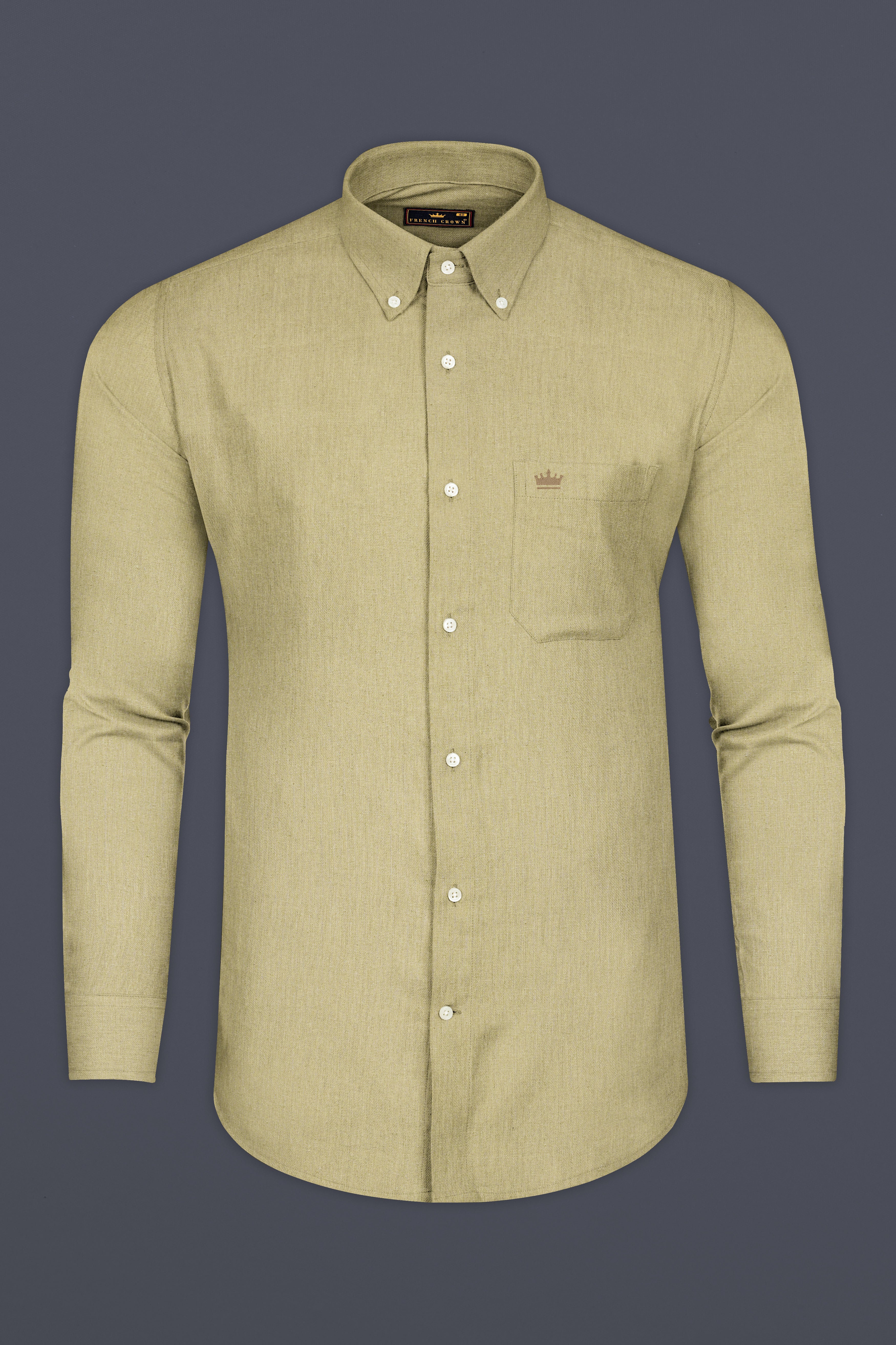 Green Mist Luxurious Linen Shirt