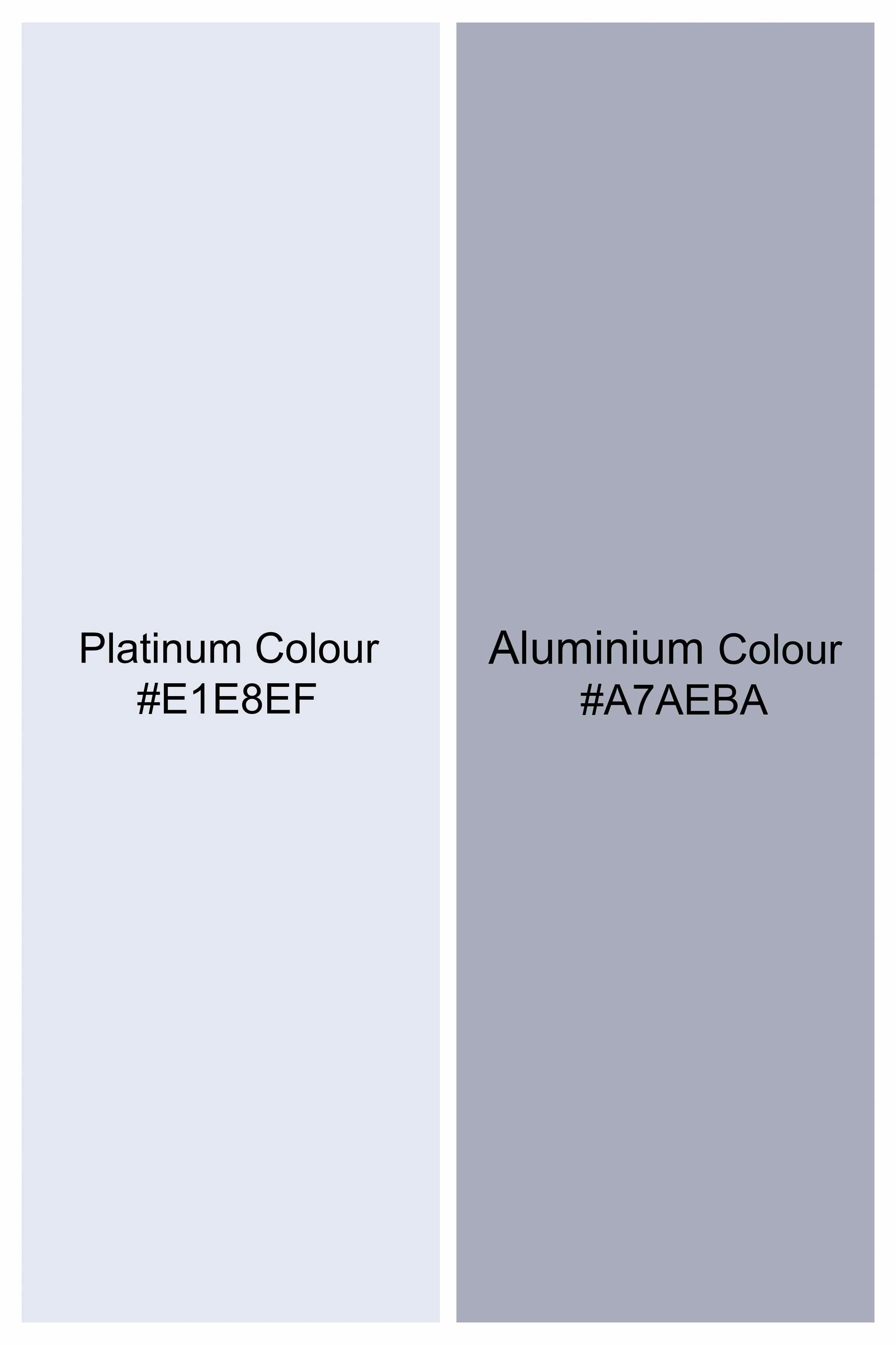 Platinum Blue and Aluminium Gray Striped with Hand Painted Premium Cotton Designer Shirt 6832-ART-38, 6832-ART-H-38, 6832-ART-39, 6832-ART-H-39, 6832-ART-40, 6832-ART-H-40, 6832-ART-42, 6832-ART-H-42, 6832-ART-44, 6832-ART-H-44, 6832-ART-46, 6832-ART-H-46, 6832-ART-48, 6832-ART-H-48, 6832-ART-50, 6832-ART-H-50, 6832-ART-52, 6832-ART-H-52