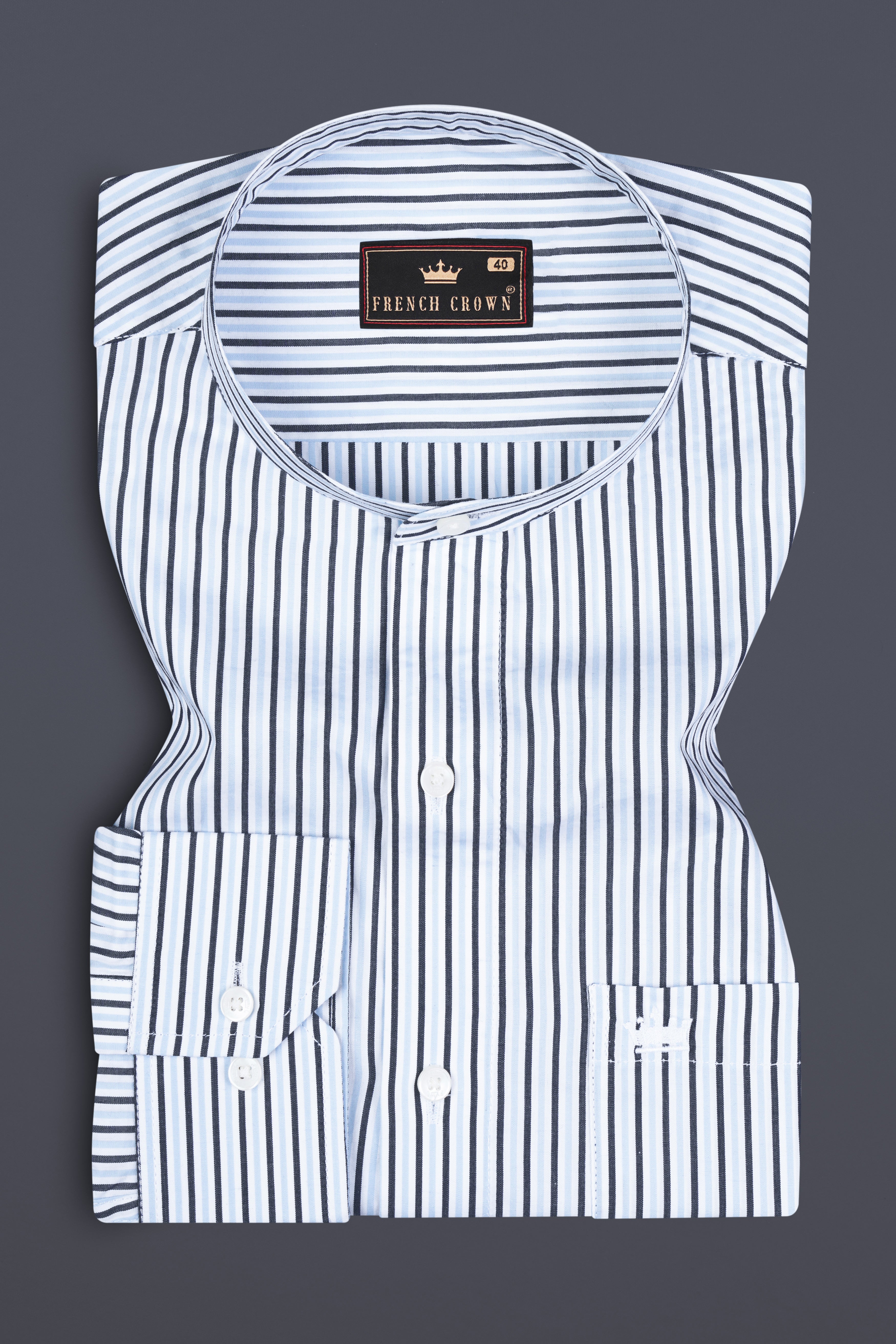 periwinkle men's dress shirts Periwinkle Blue Dobby Textured Premium Cotton Shirt