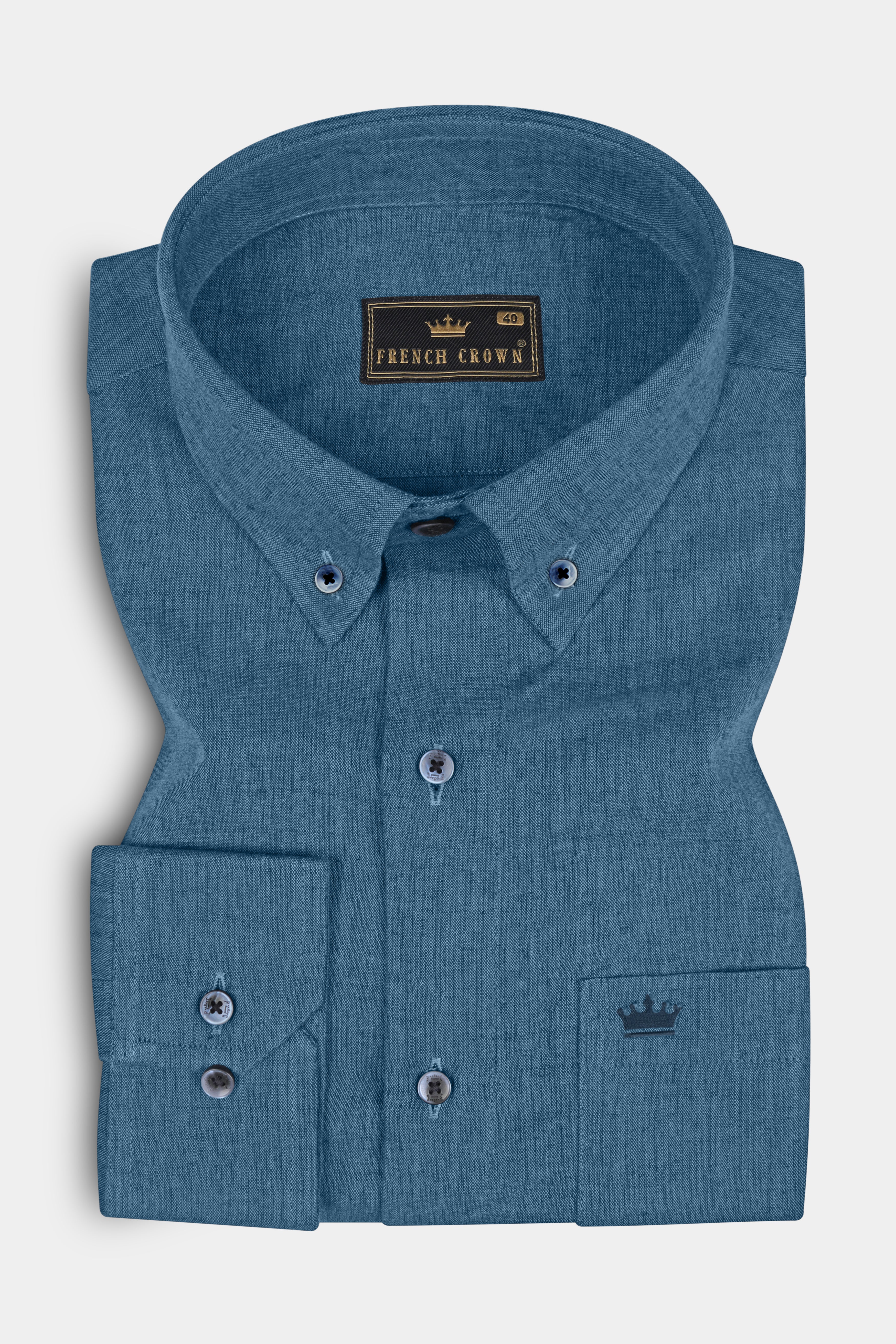 Chambray Blue Royal Oxford Shirt