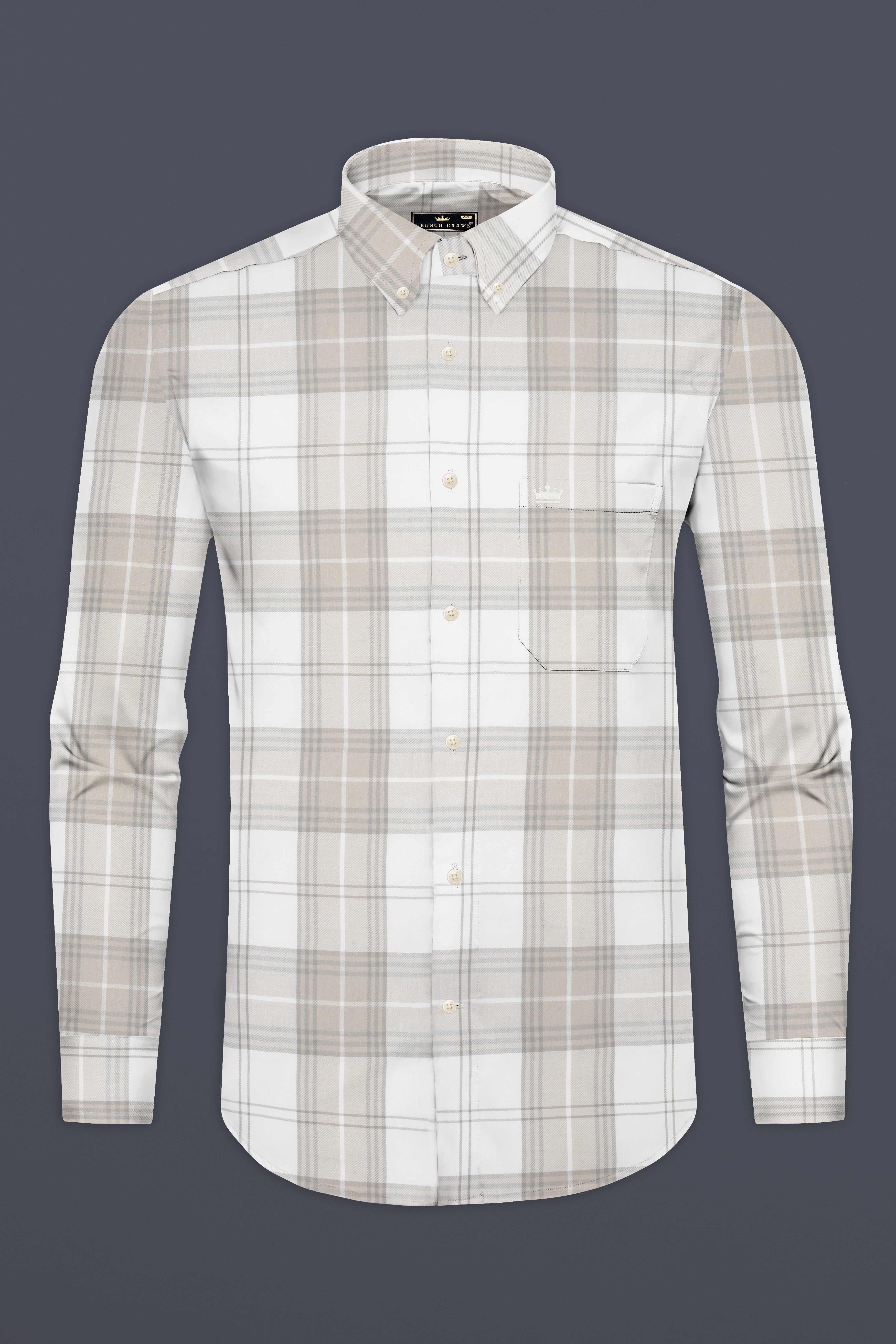 Mercury with Rodeo Dust Brown Plaid Premium Tencel Shirt