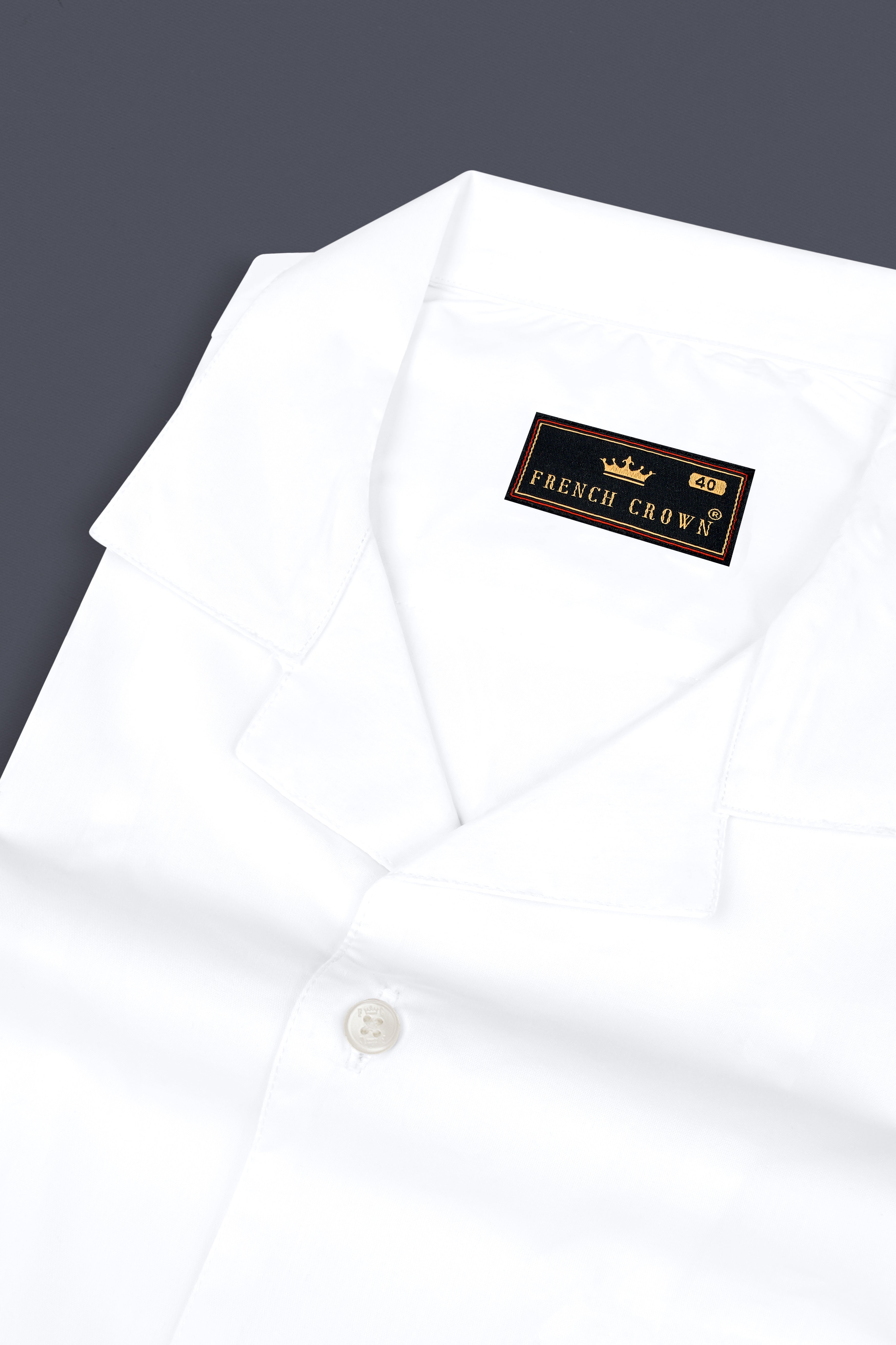 Bright White Premium Cotton Shirt