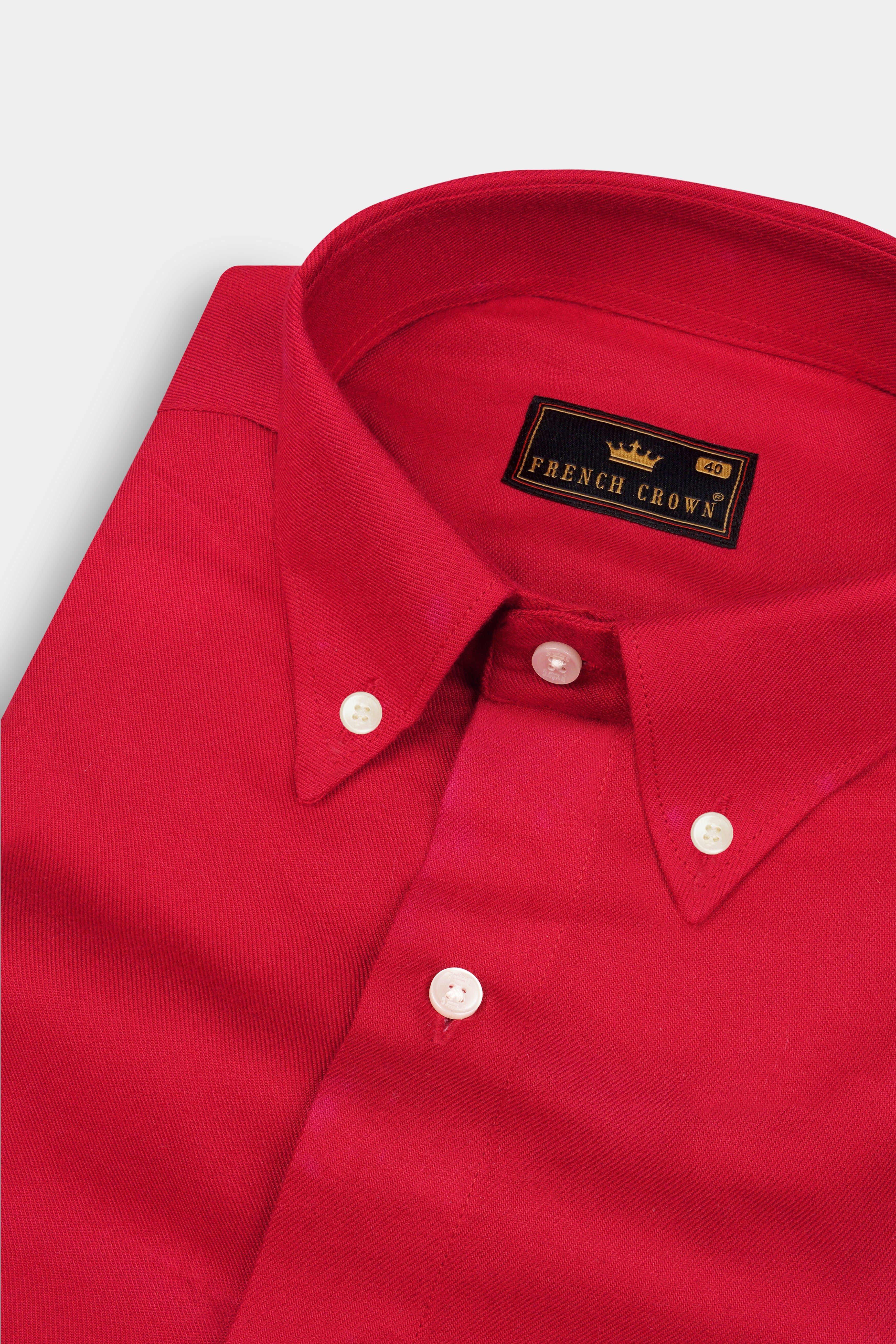 Valencia Red Premium Tencel Shirt