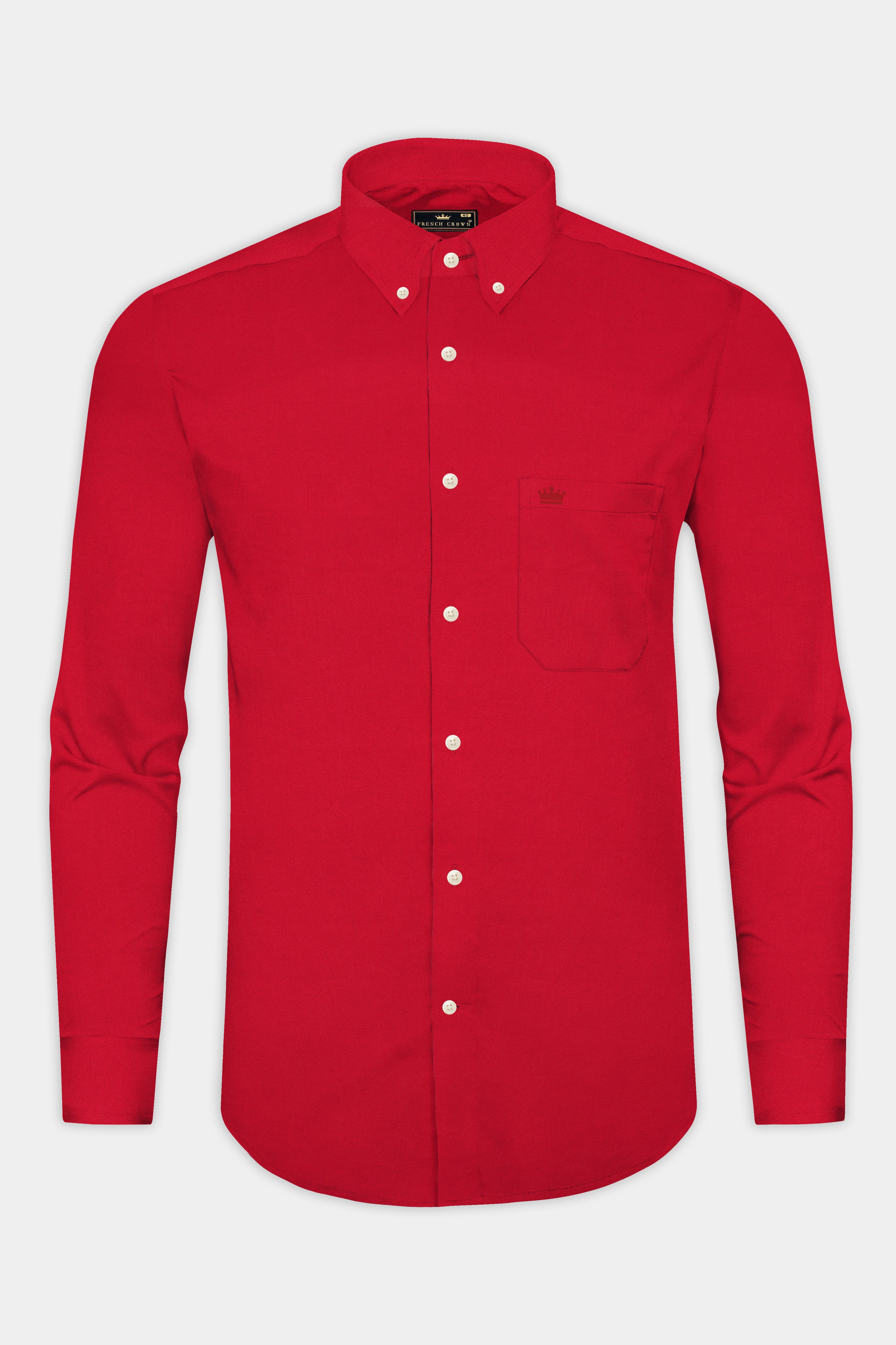 Valencia Red Premium Tencel Shirt