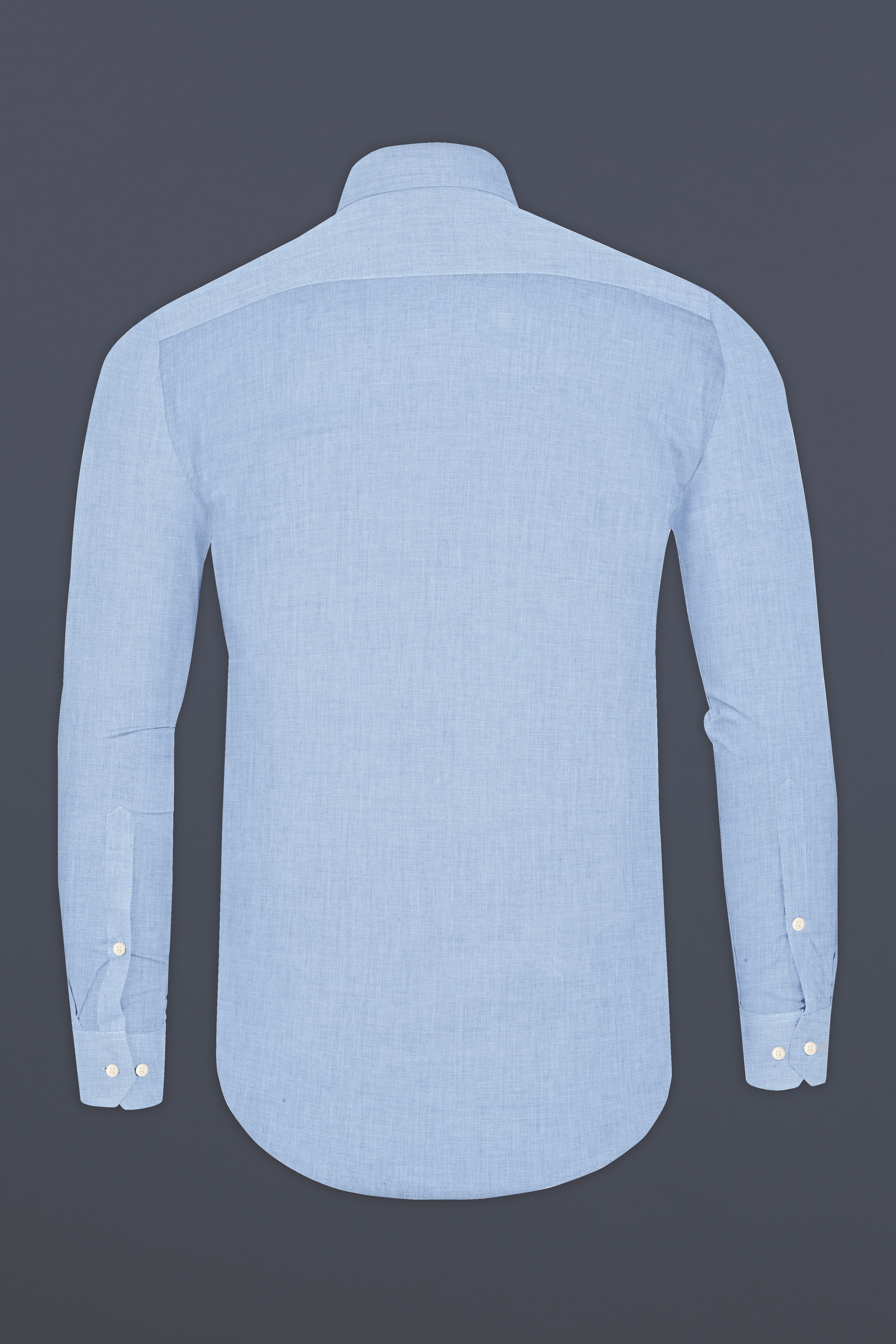 Pale Cerulean Blue Premium Cotton Shirt