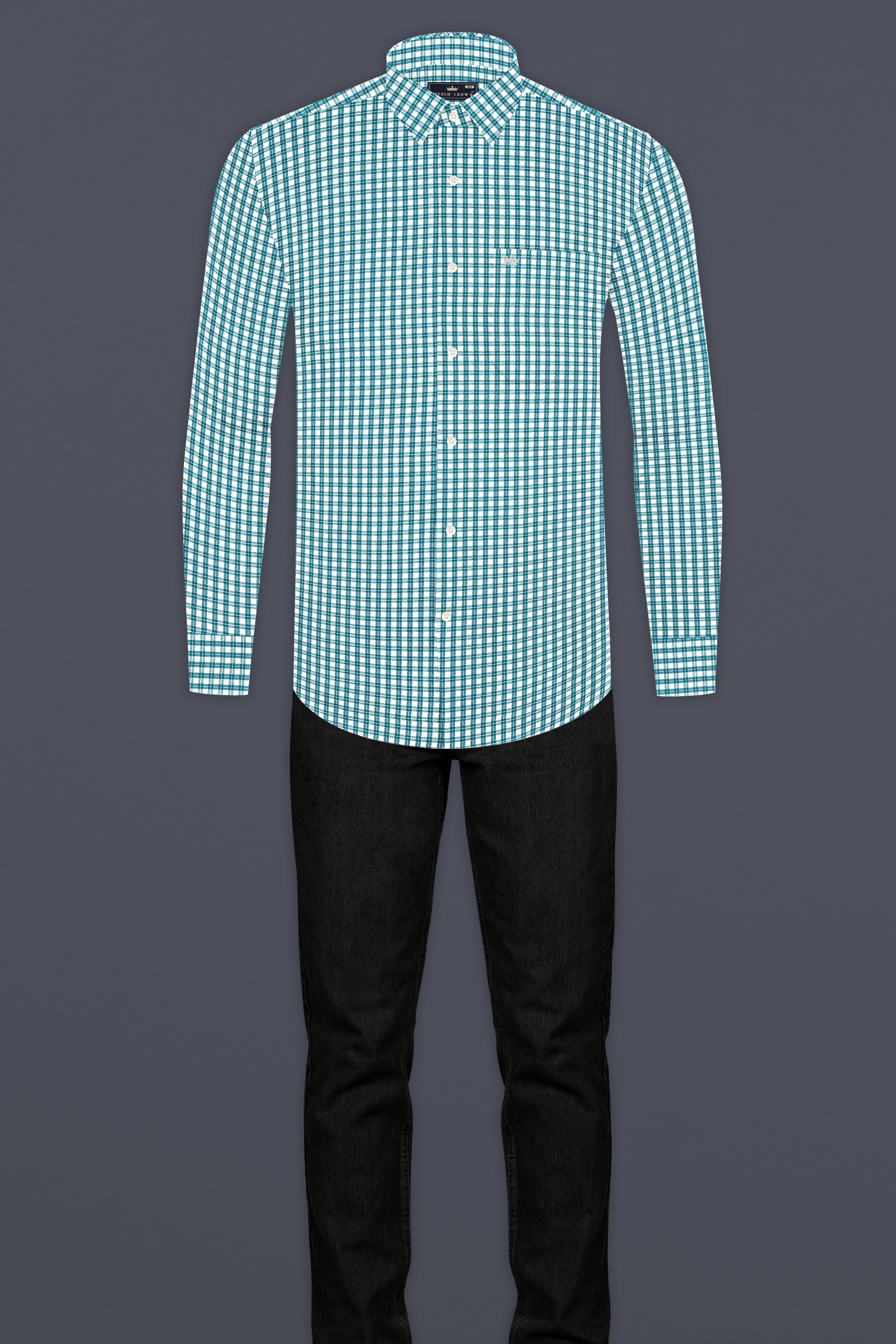 Surfie Checkered Premium Giza Cotton Shirt