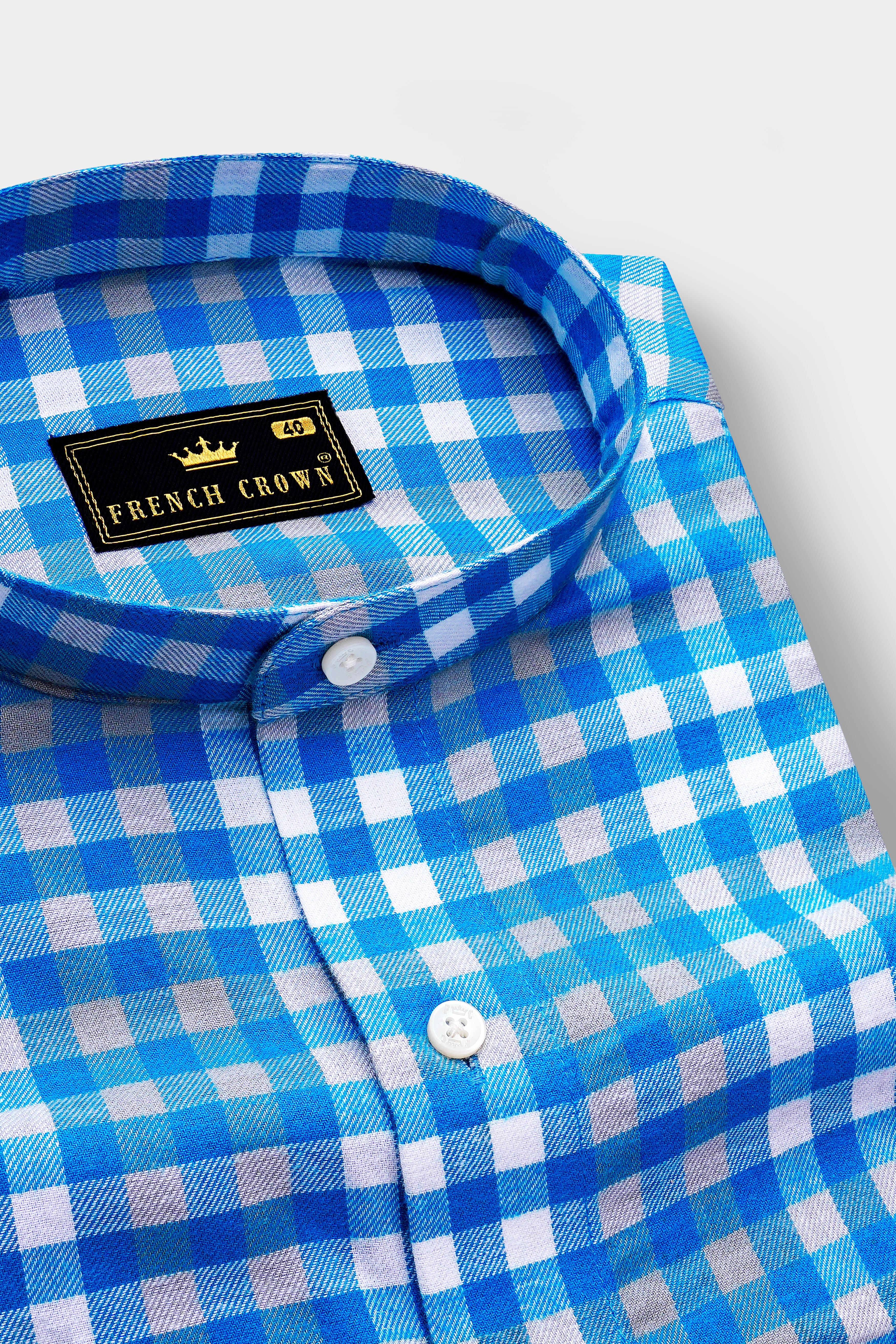 Auburn Red and White Formal/Casual Checks-Plaid Premium
