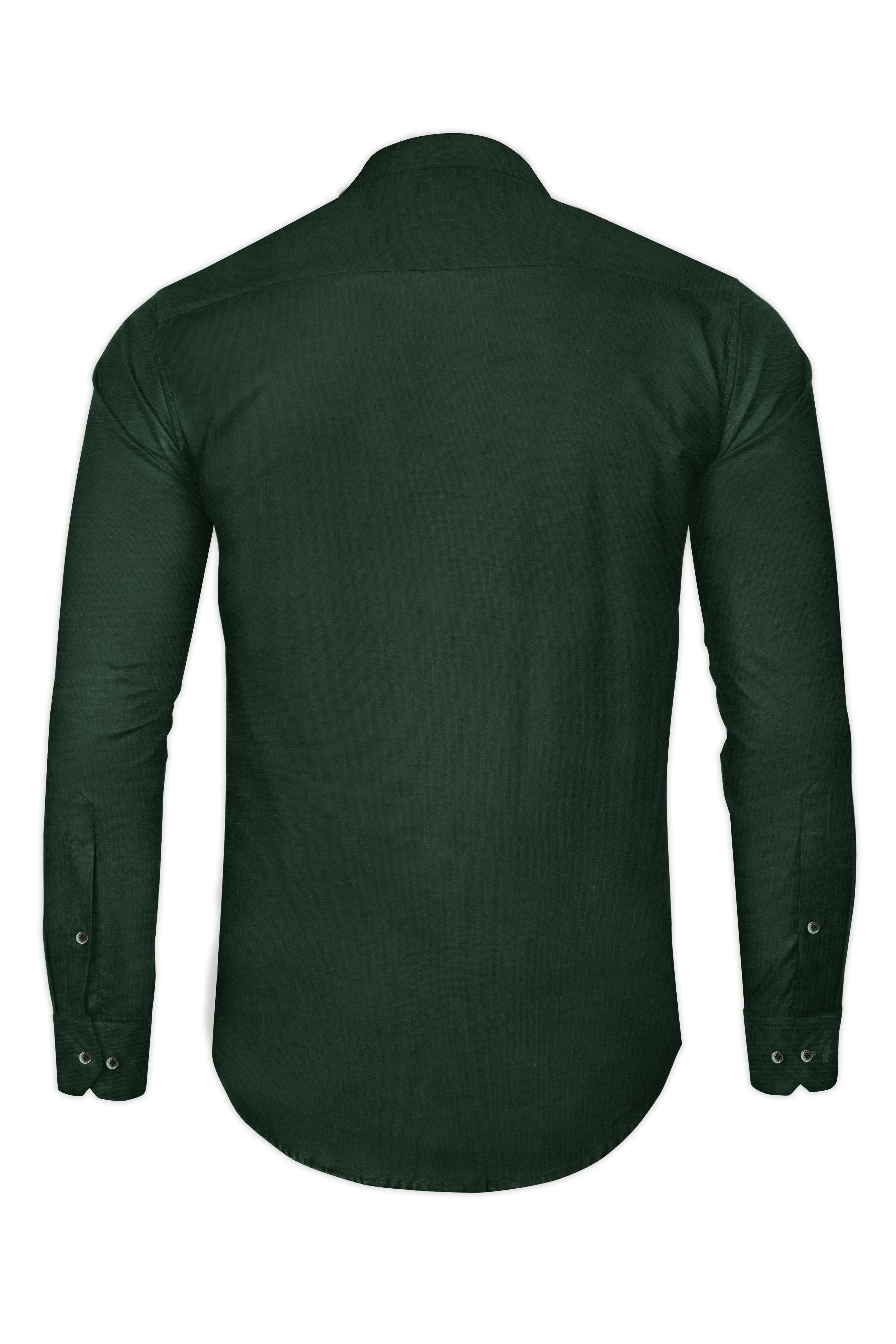 Celtic Green Luxurious Linen Shirt