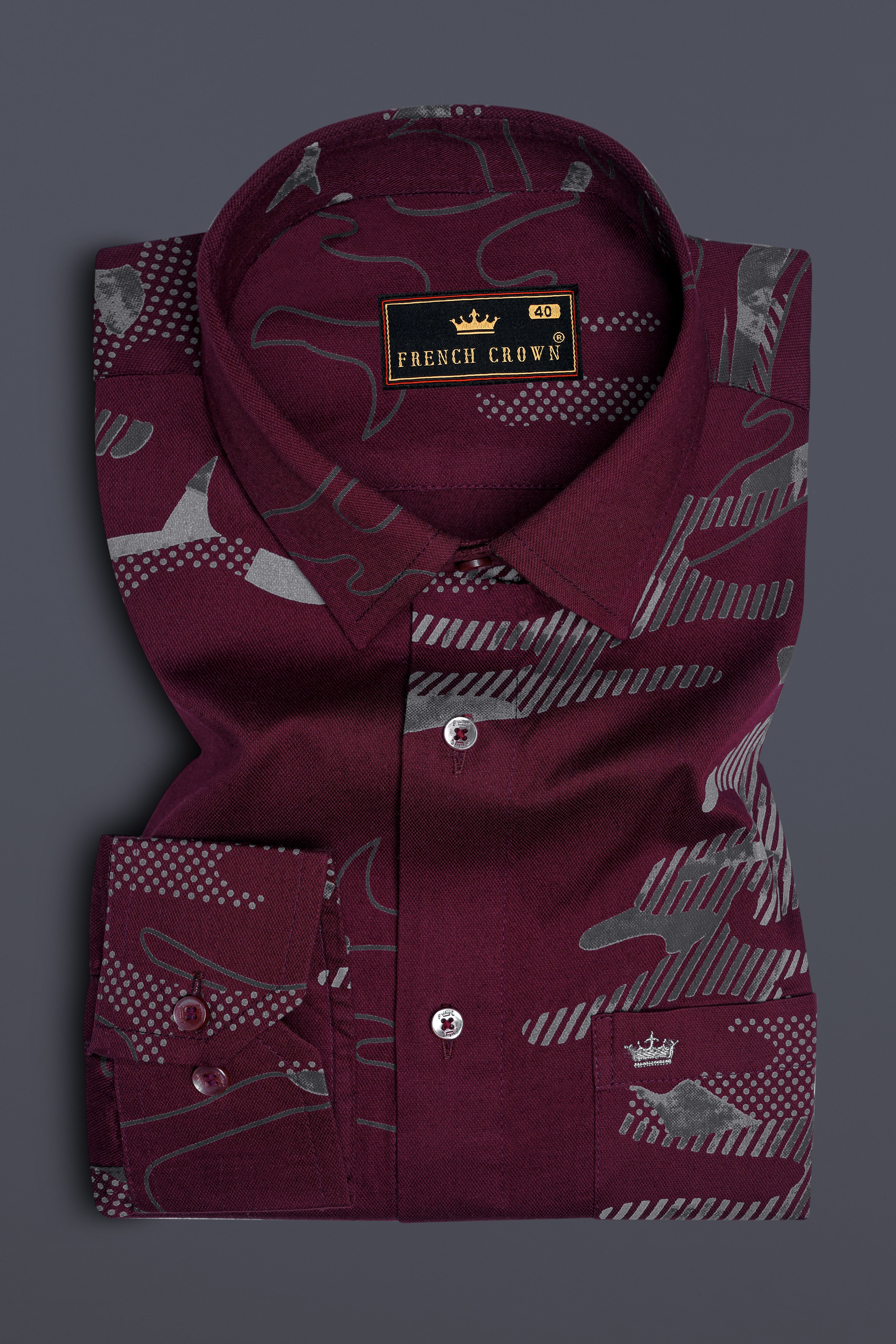 Espresso Camouflage Royal Oxford Shirt