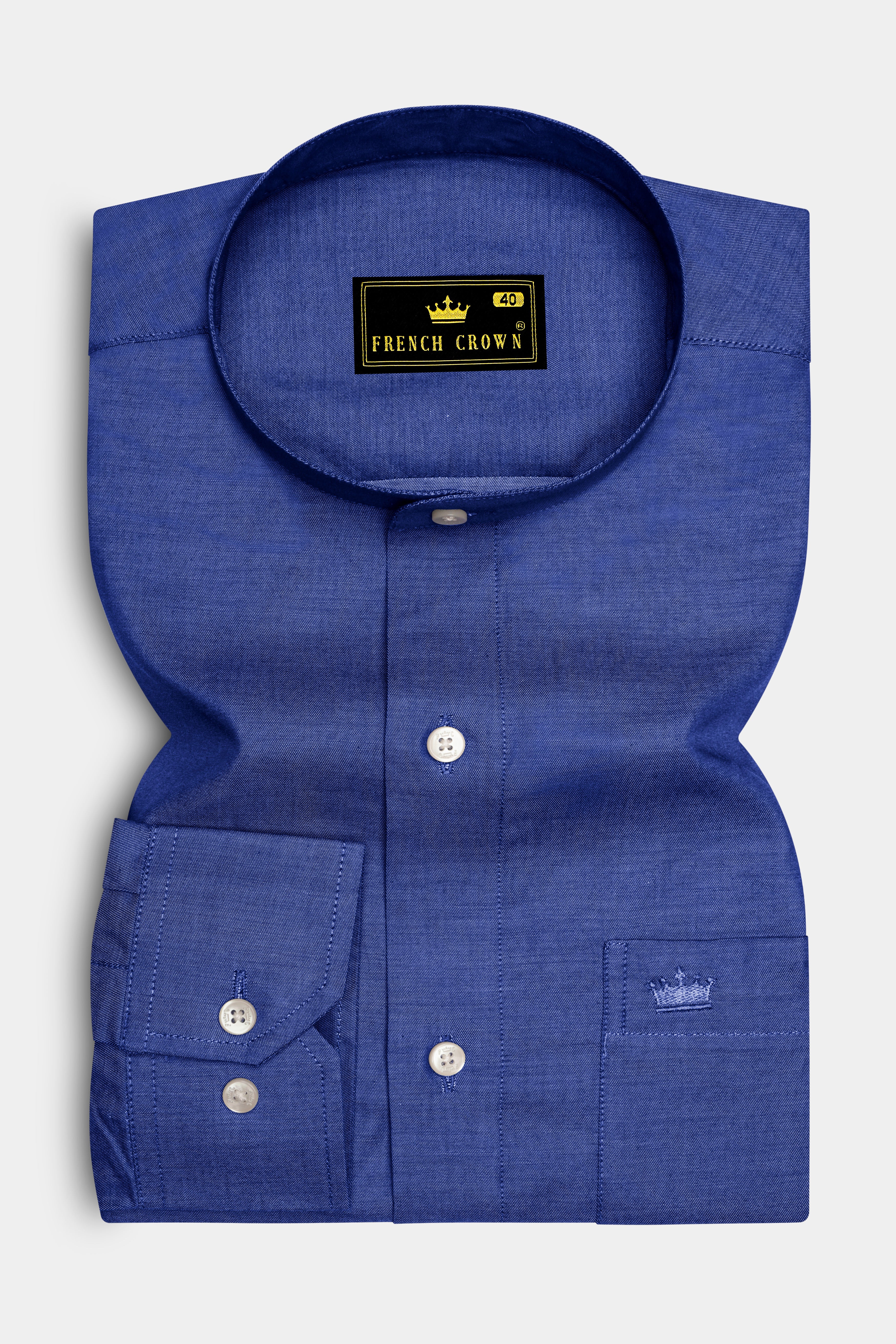 Bluish Chambray Shirt