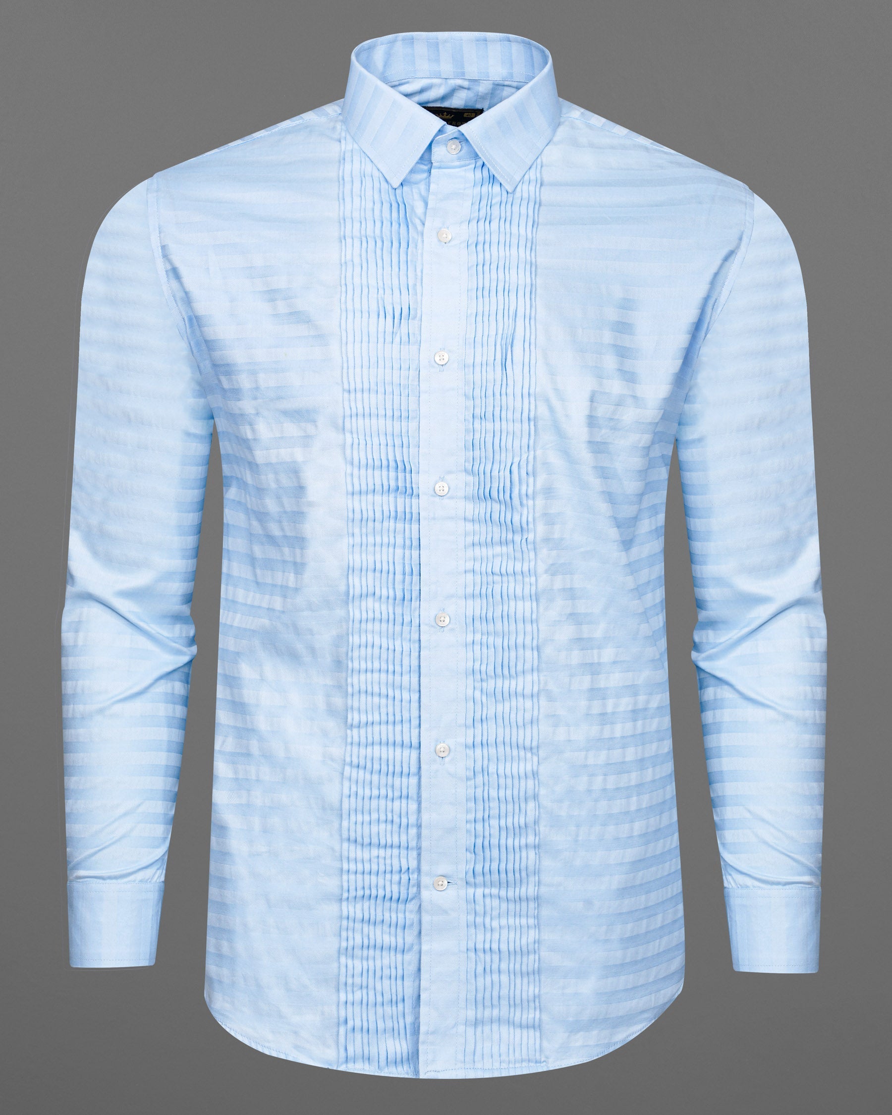 Geyser Blue Snake Pleated Dobby Textured Tuxedo Shirt 7432-TXD-38,7432-TXD-38,7432-TXD-39,7432-TXD-39,7432-TXD-40,7432-TXD-40,7432-TXD-42,7432-TXD-42,7432-TXD-44,7432-TXD-44,7432-TXD-46,7432-TXD-46,7432-TXD-48,7432-TXD-48,7432-TXD-50,7432-TXD-50,7432-TXD-52,7432-TXD-52
