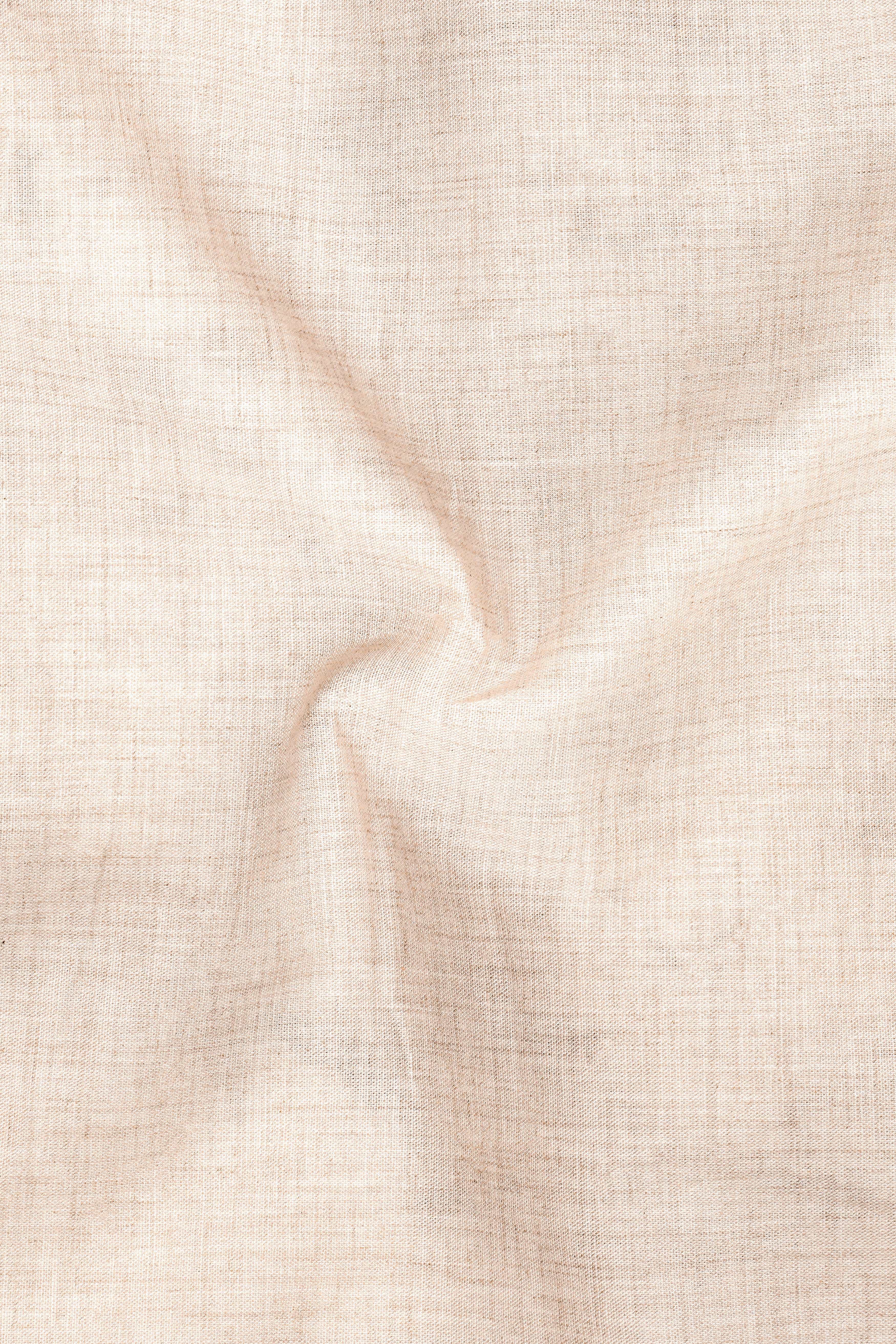 Ceramic Cream with Bright White Premium Cotton Designer Shirt